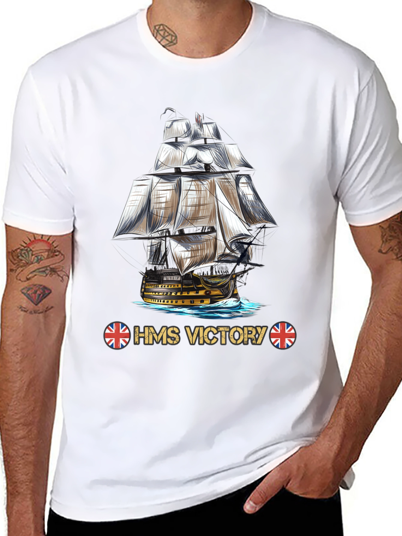 HMS Victory Ship Graphic T-Shirt