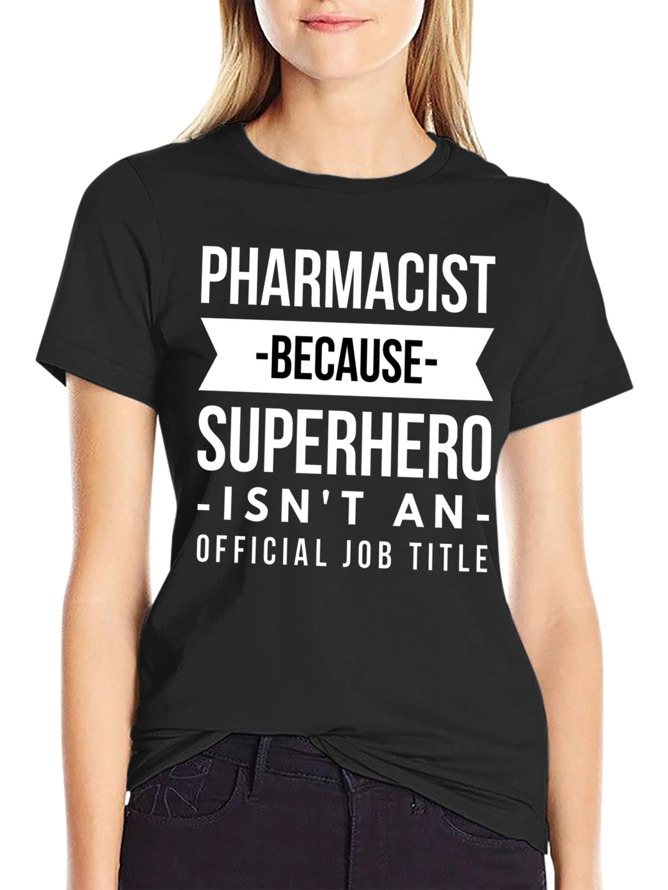 Pharmacist Superhero Funny Graphic Tee