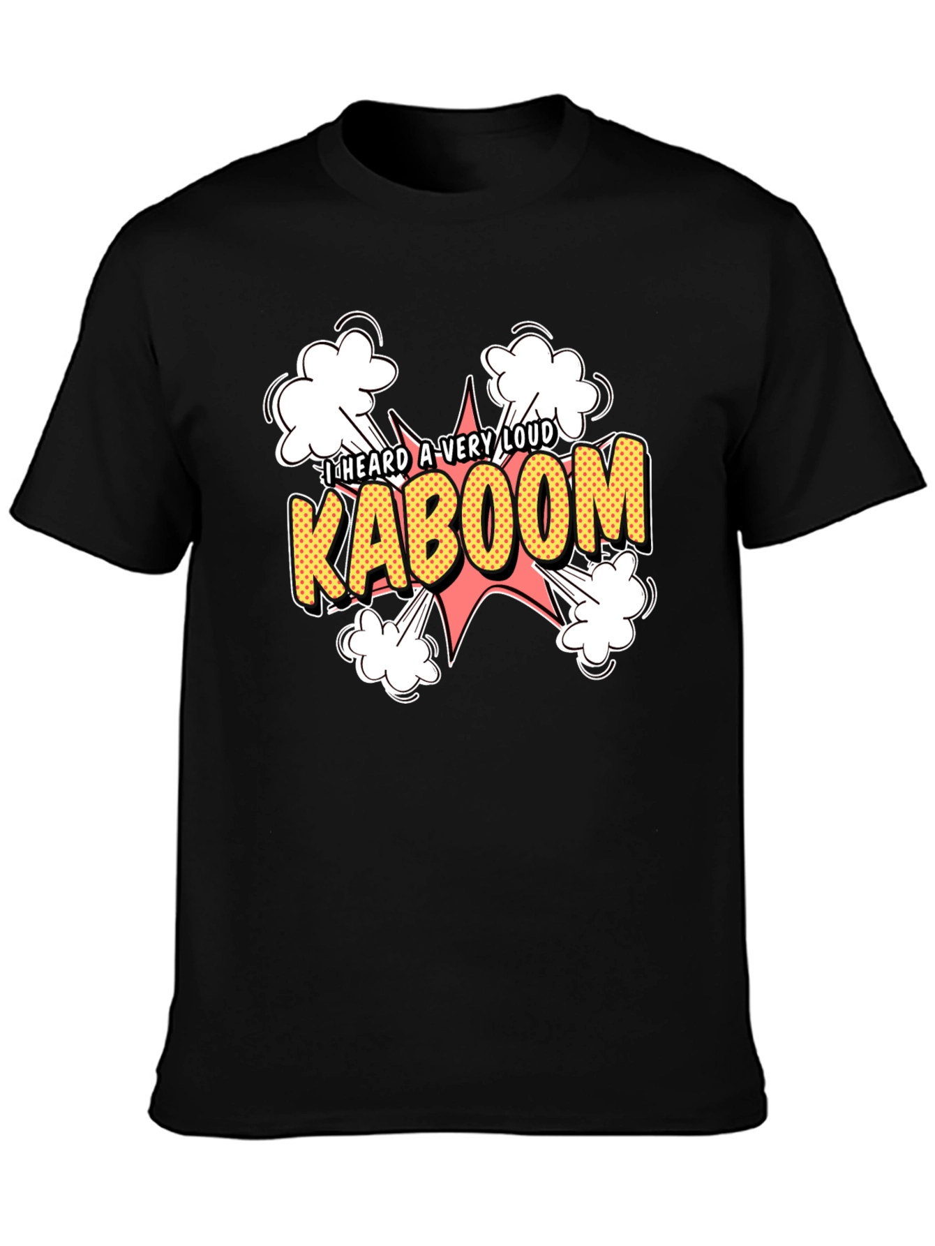 Kaboom Graphic Tee - Loud Explosion Design