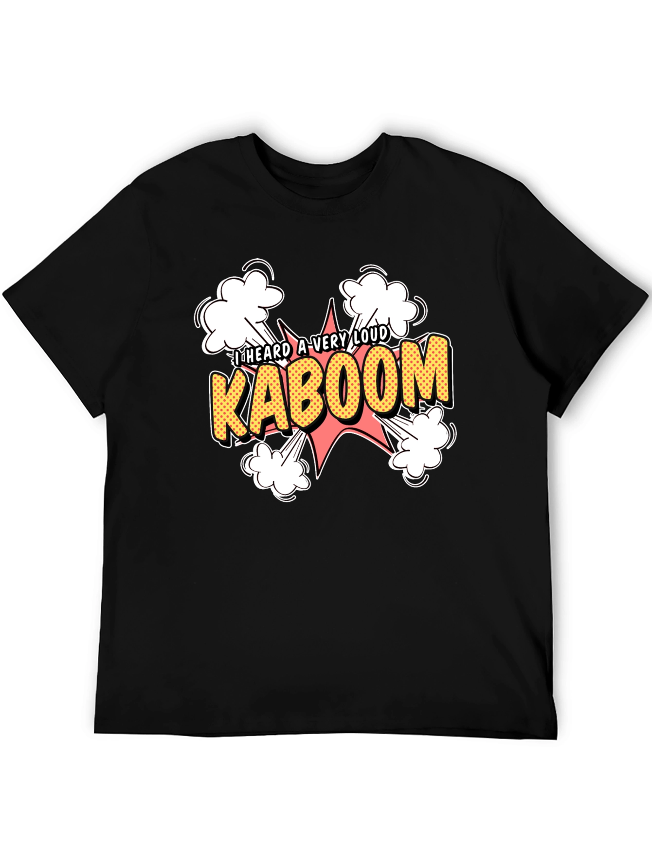 Kaboom Graphic Tee - Loud Explosion Design
