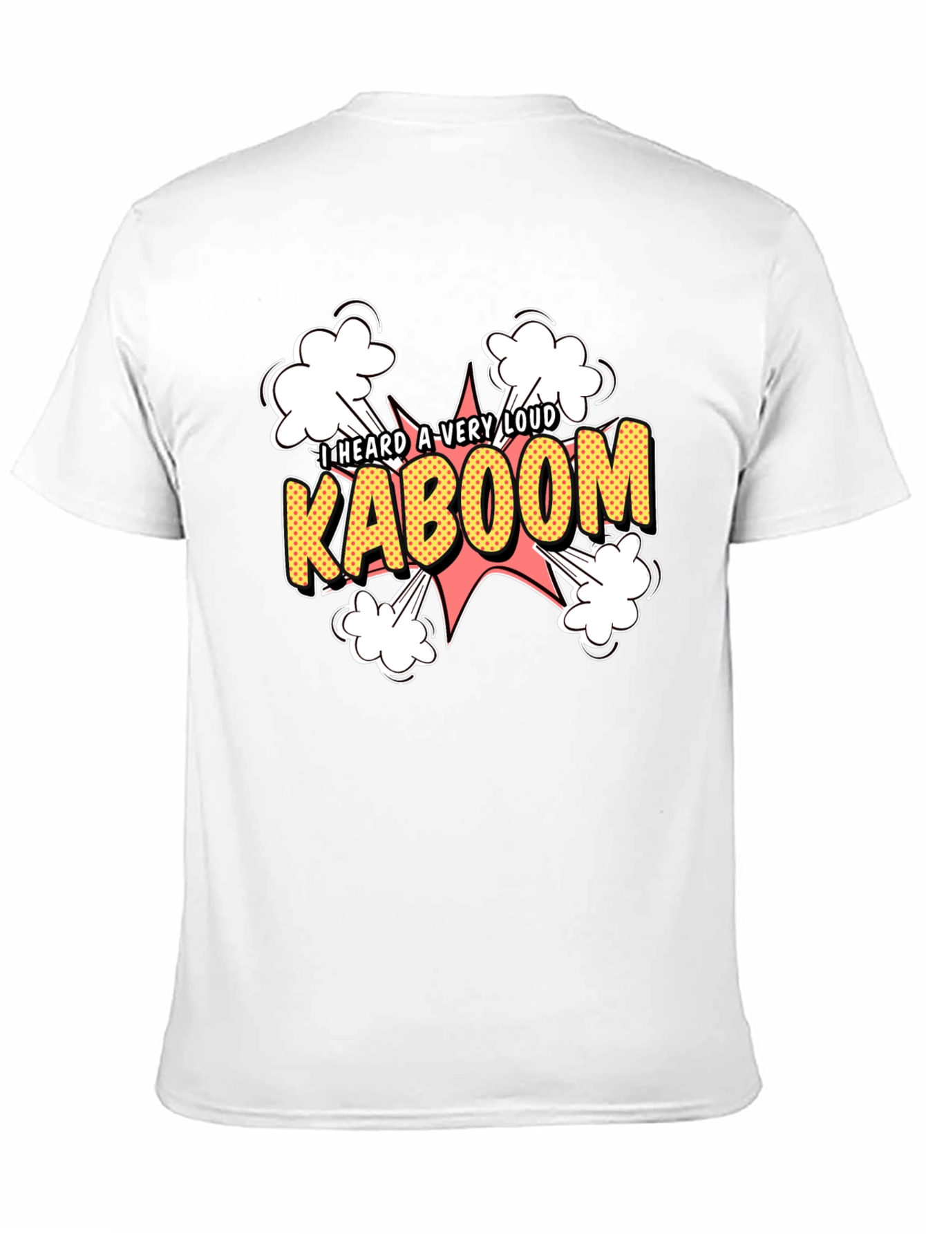 Kaboom Graphic Tee - Loud Explosion Design