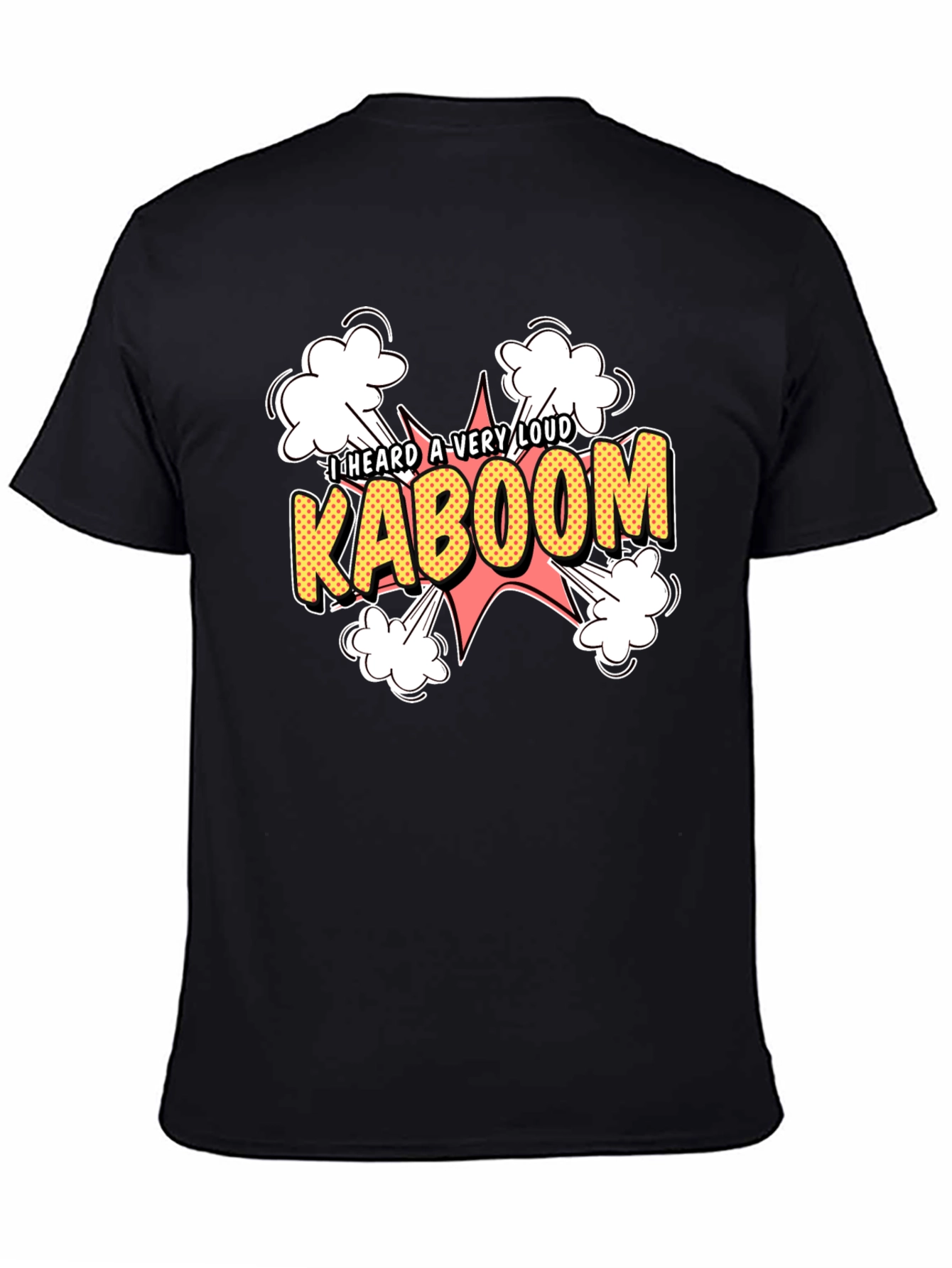 Kaboom Graphic Tee - Loud Explosion Design