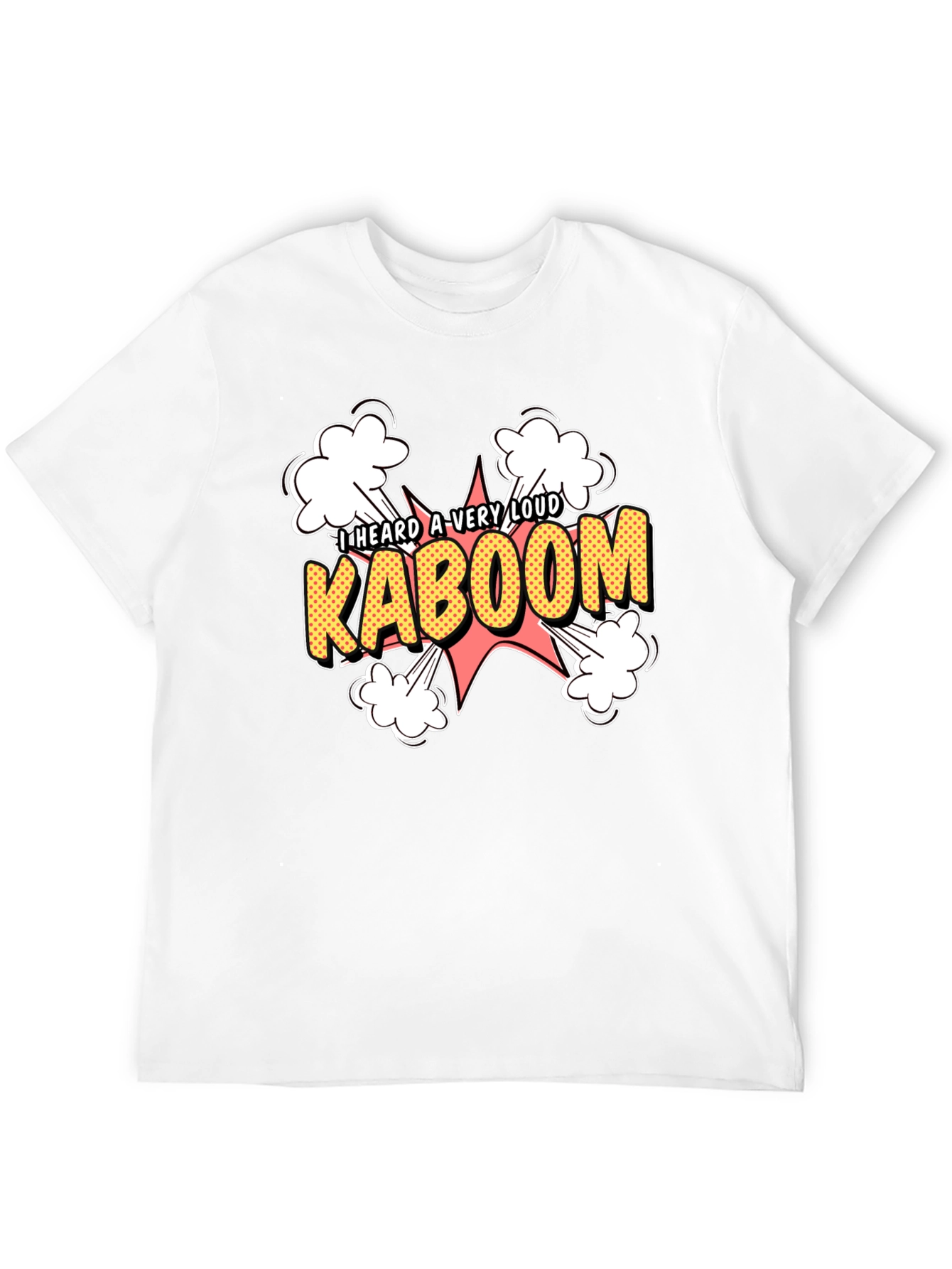 Kaboom Graphic Tee - Loud Explosion Design