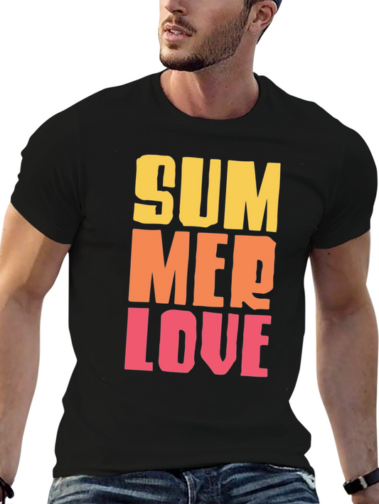 Summer Love Graphic T-Shirt - Casual Style