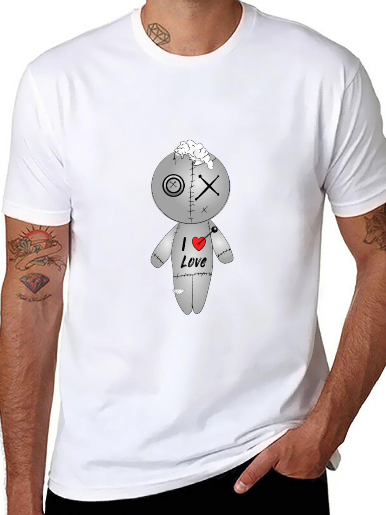Voodoo Doll Graphic Tee - I Love Design