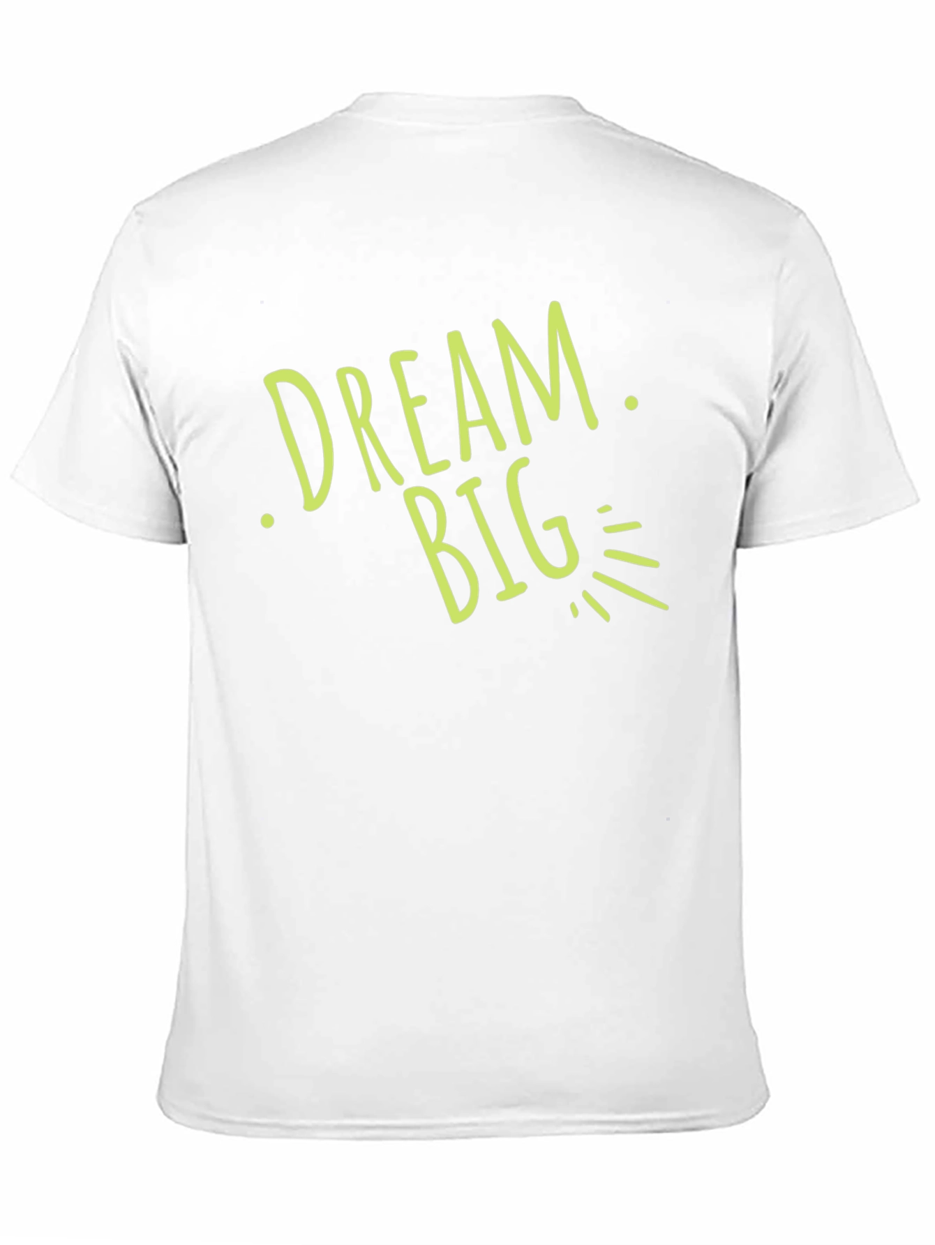 Dream Big Graphic T-Shirt - Motivational Black Tee