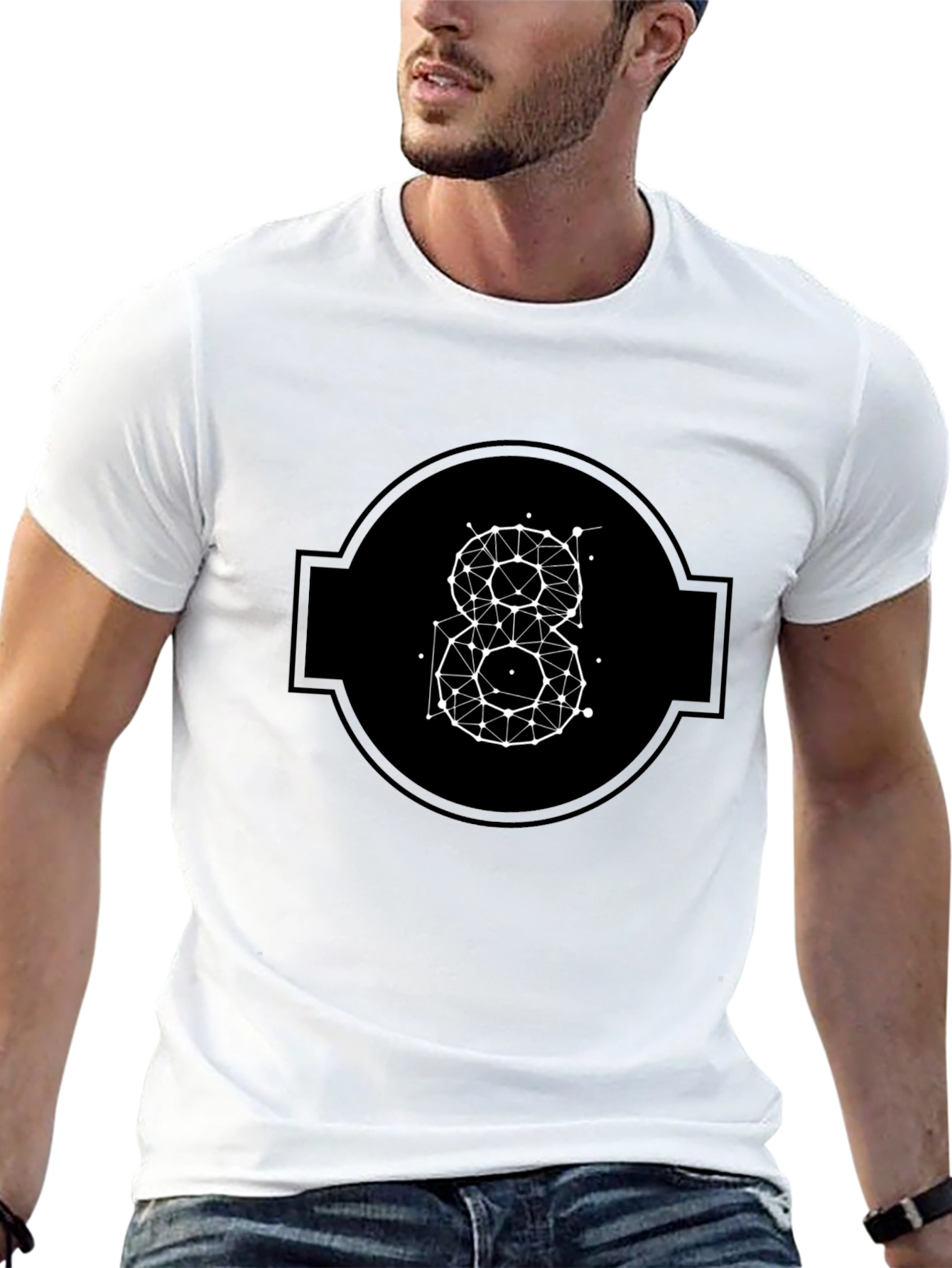 Geometric 8 Design T-Shirt