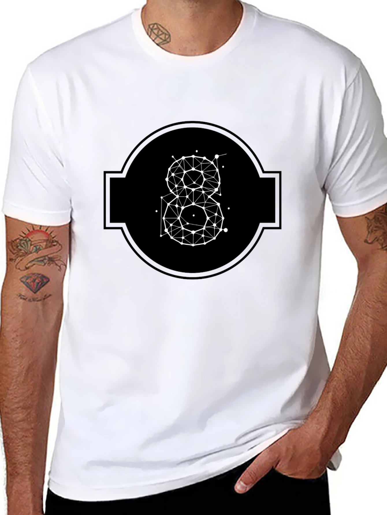 Geometric 8 Design T-Shirt