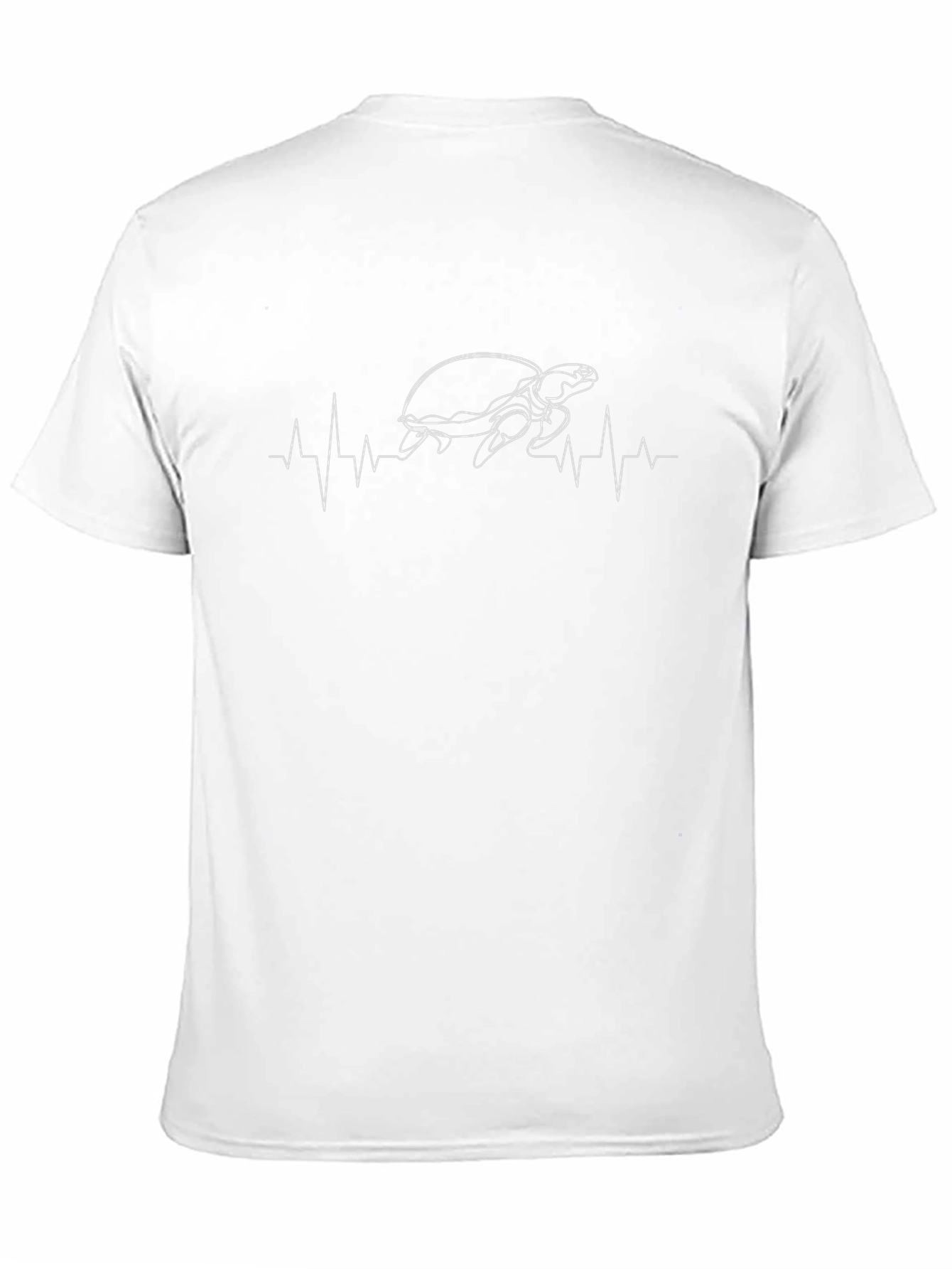 Turtle Heartbeat T-Shirt - Black Graphic Tee