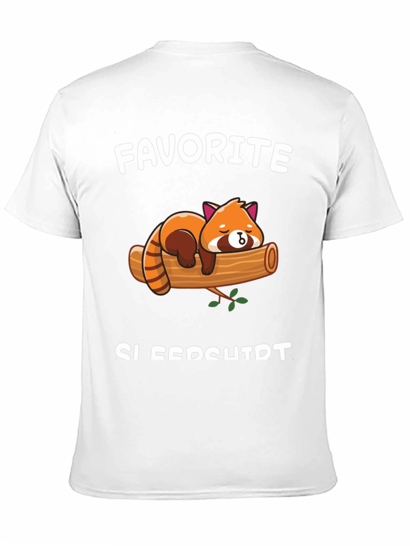 Cute Red Panda T-Shirt - Favorite Sleepshirt