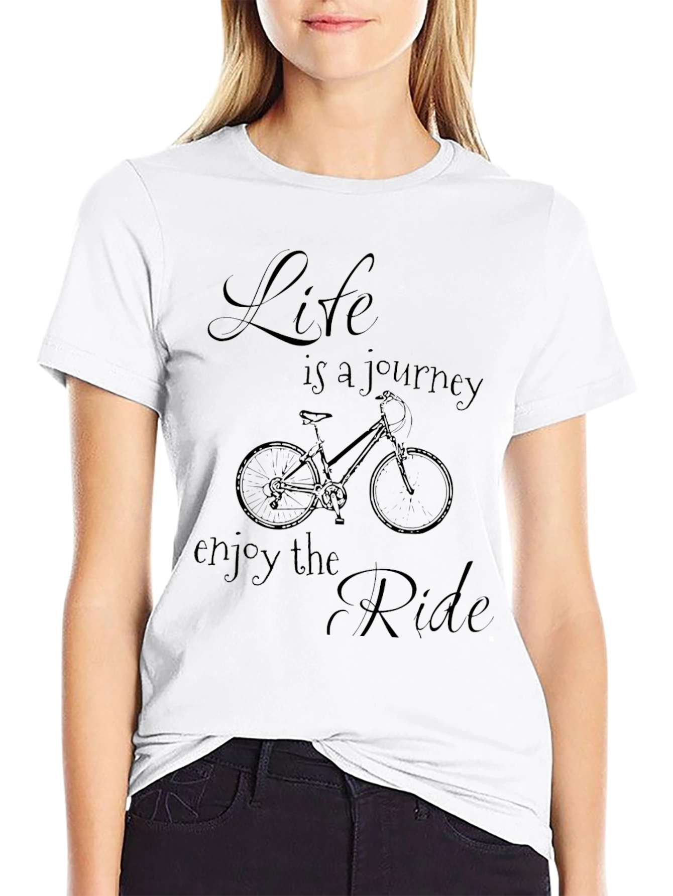 Life is a Journey Bicycle Graphic Tee
