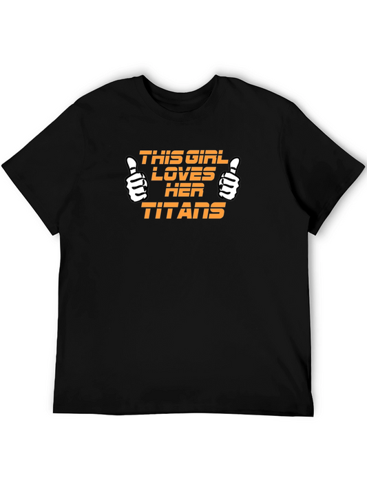 Titans Fan T-Shirt - This Girl Loves Her Titans