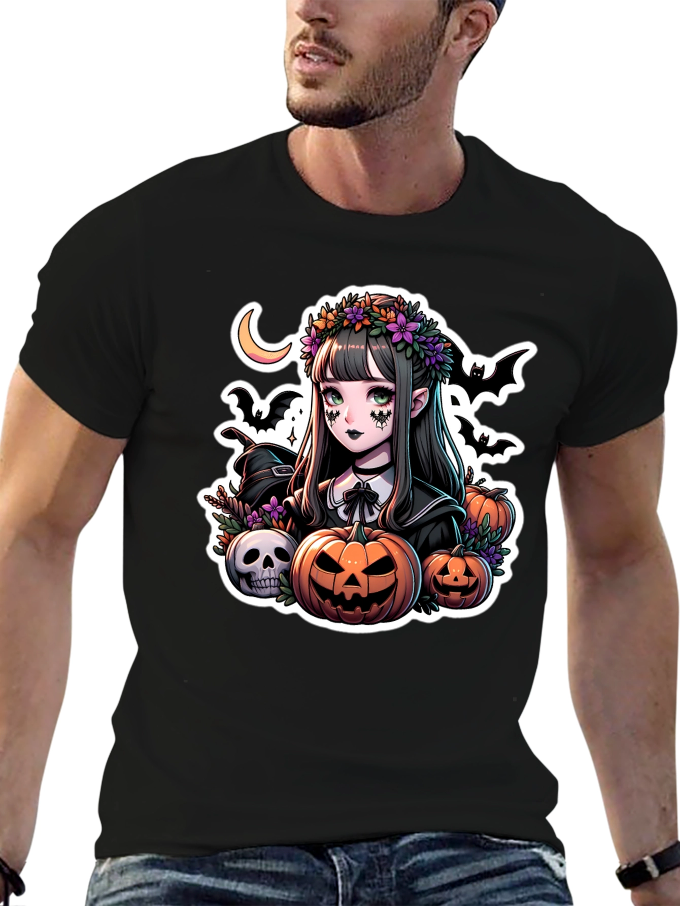 Halloween Anime T-Shirt - Spooky Season Apparel