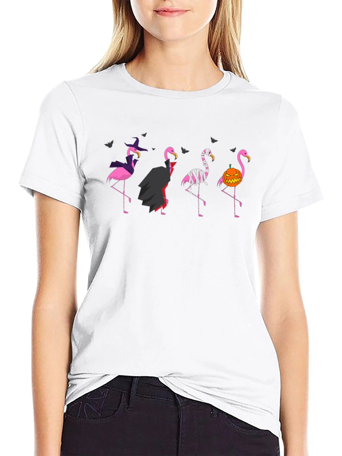 Halloween Flamingos T-Shirt