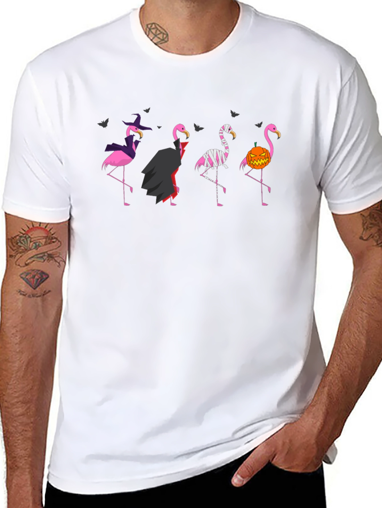 Halloween Flamingos T-Shirt