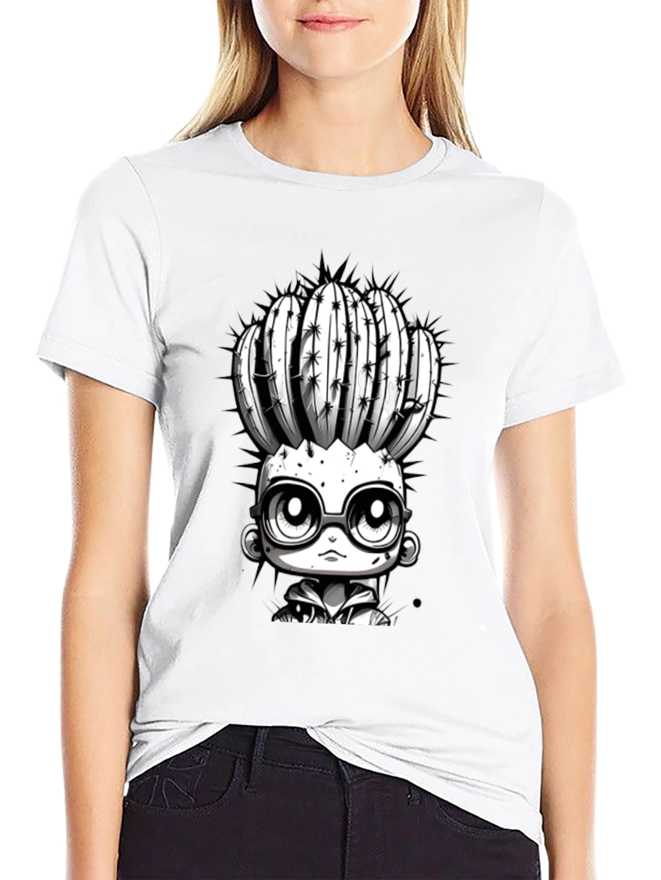 Cactus Head Kid Graphic T-Shirt