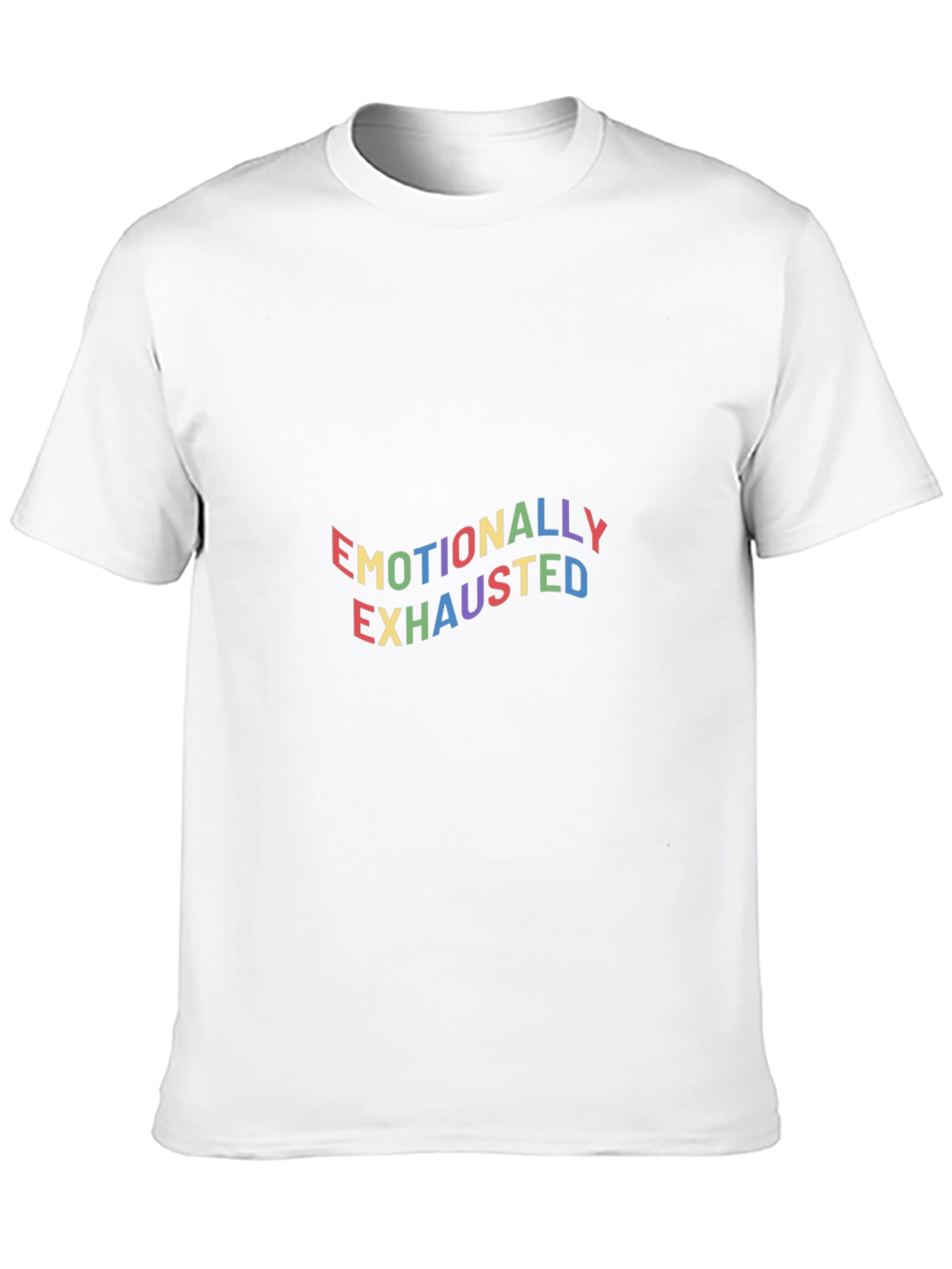 Emotionally Exhausted Graphic Tee - Black Unisex T-Shirt