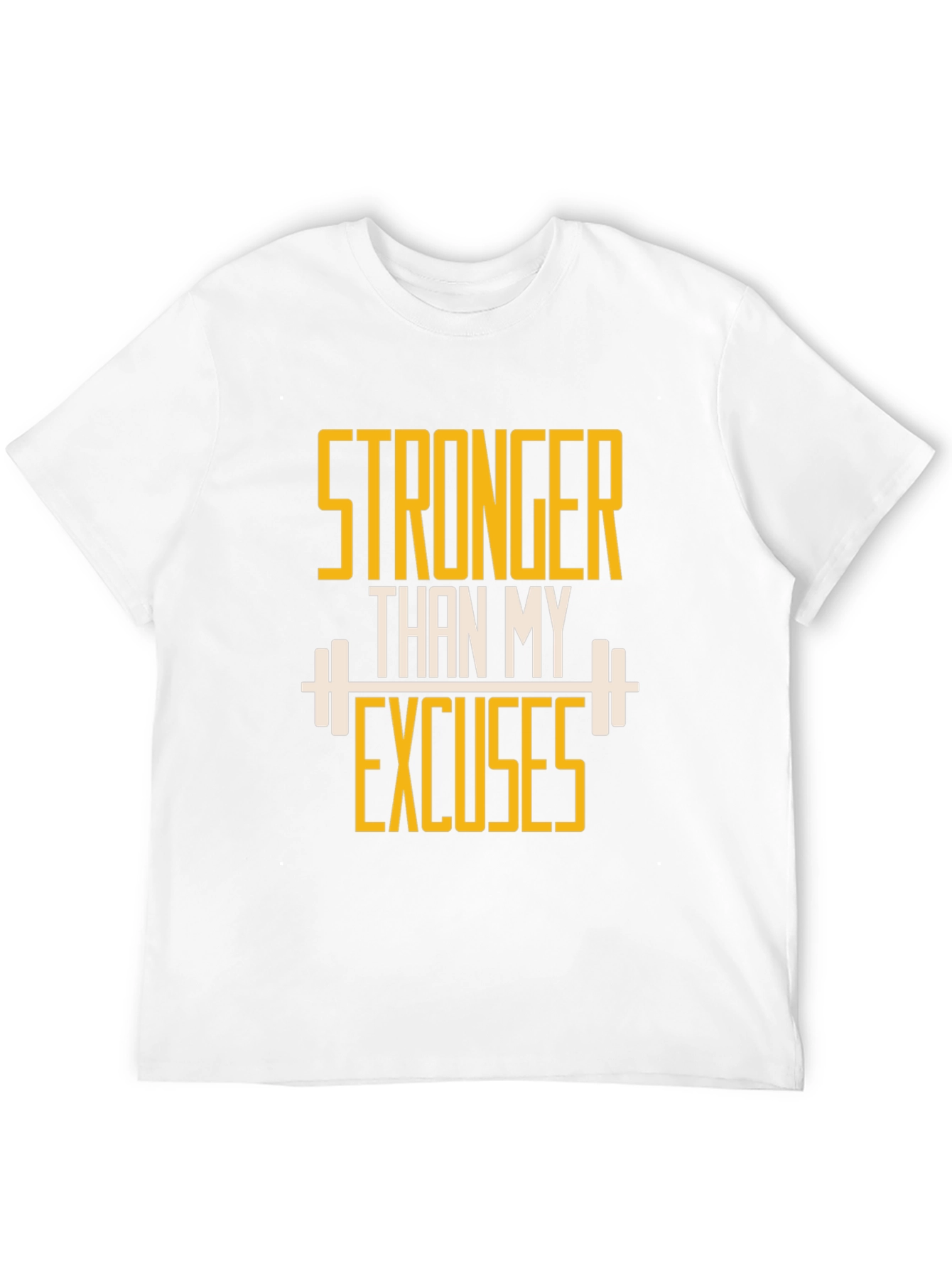 Stronger Than My Excuses Black Graphic Tee