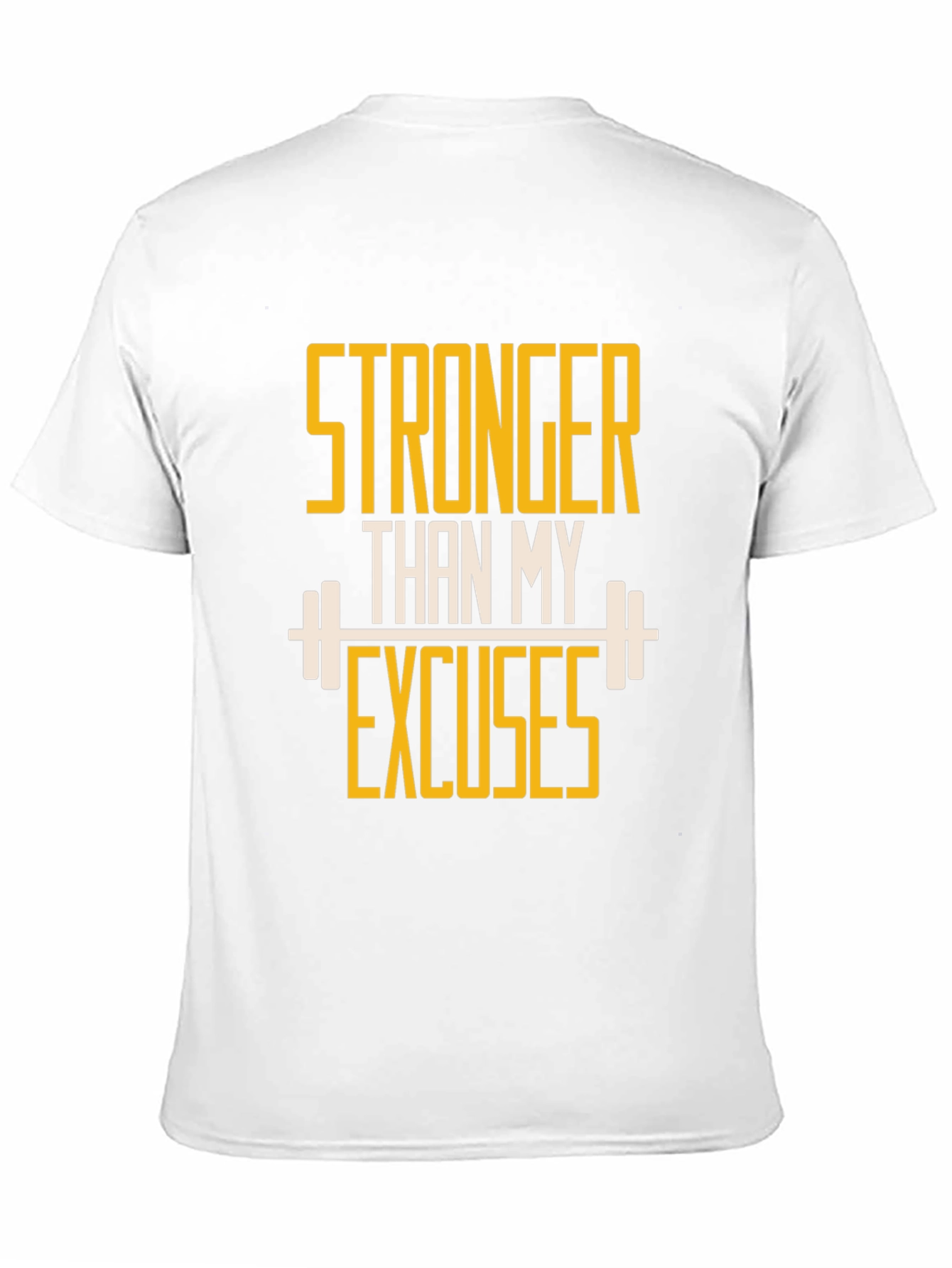 Stronger Than My Excuses Black Graphic Tee
