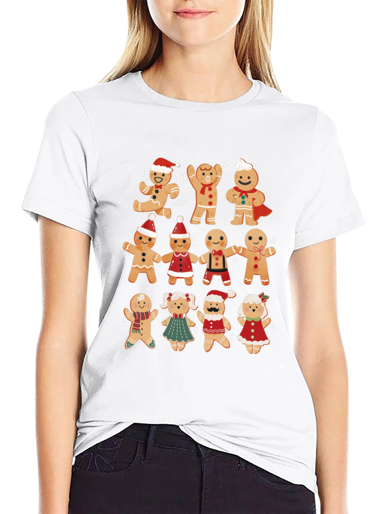 Gingerbread Christmas Graphic Tee