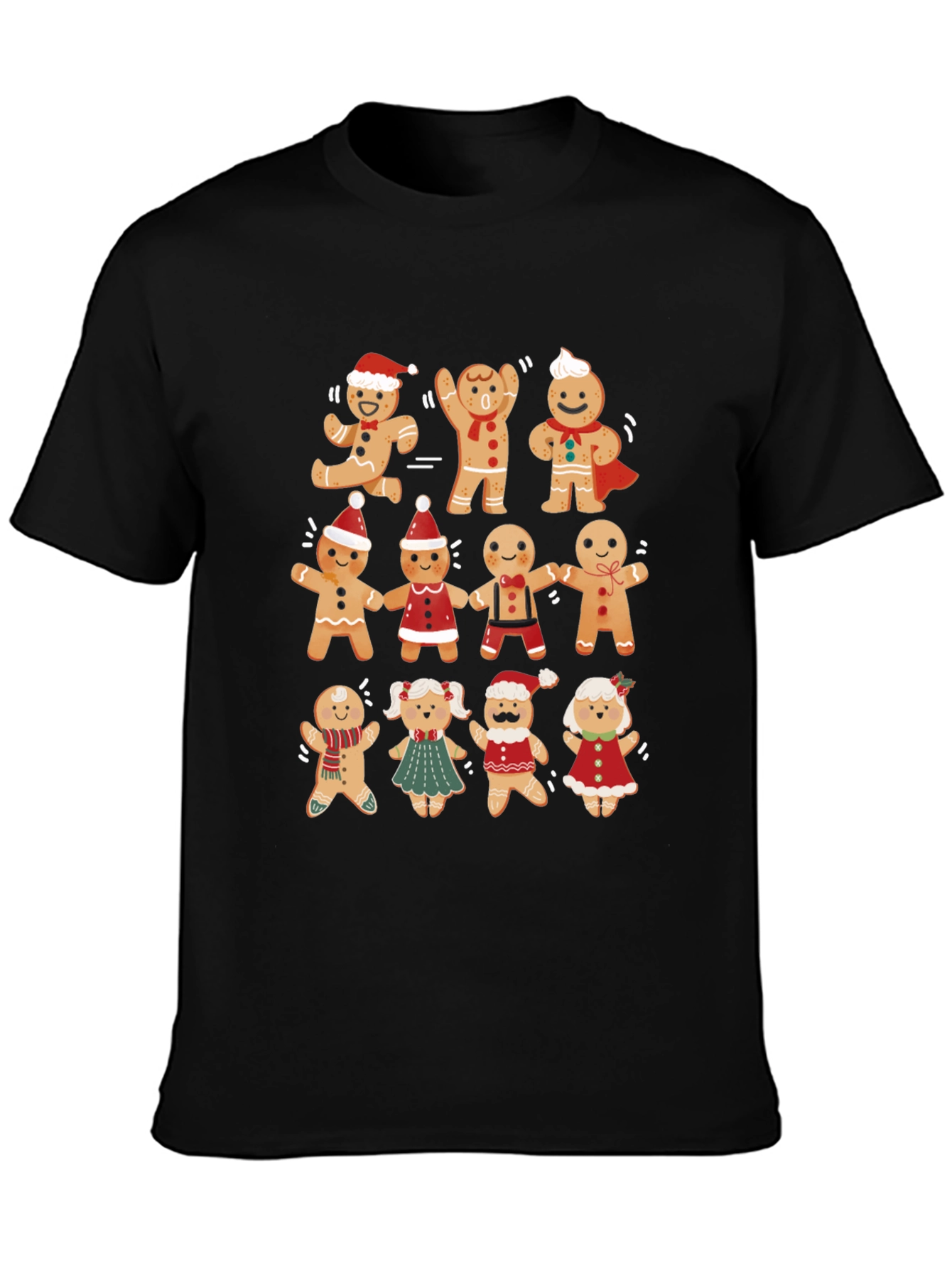 Gingerbread Christmas Graphic Tee