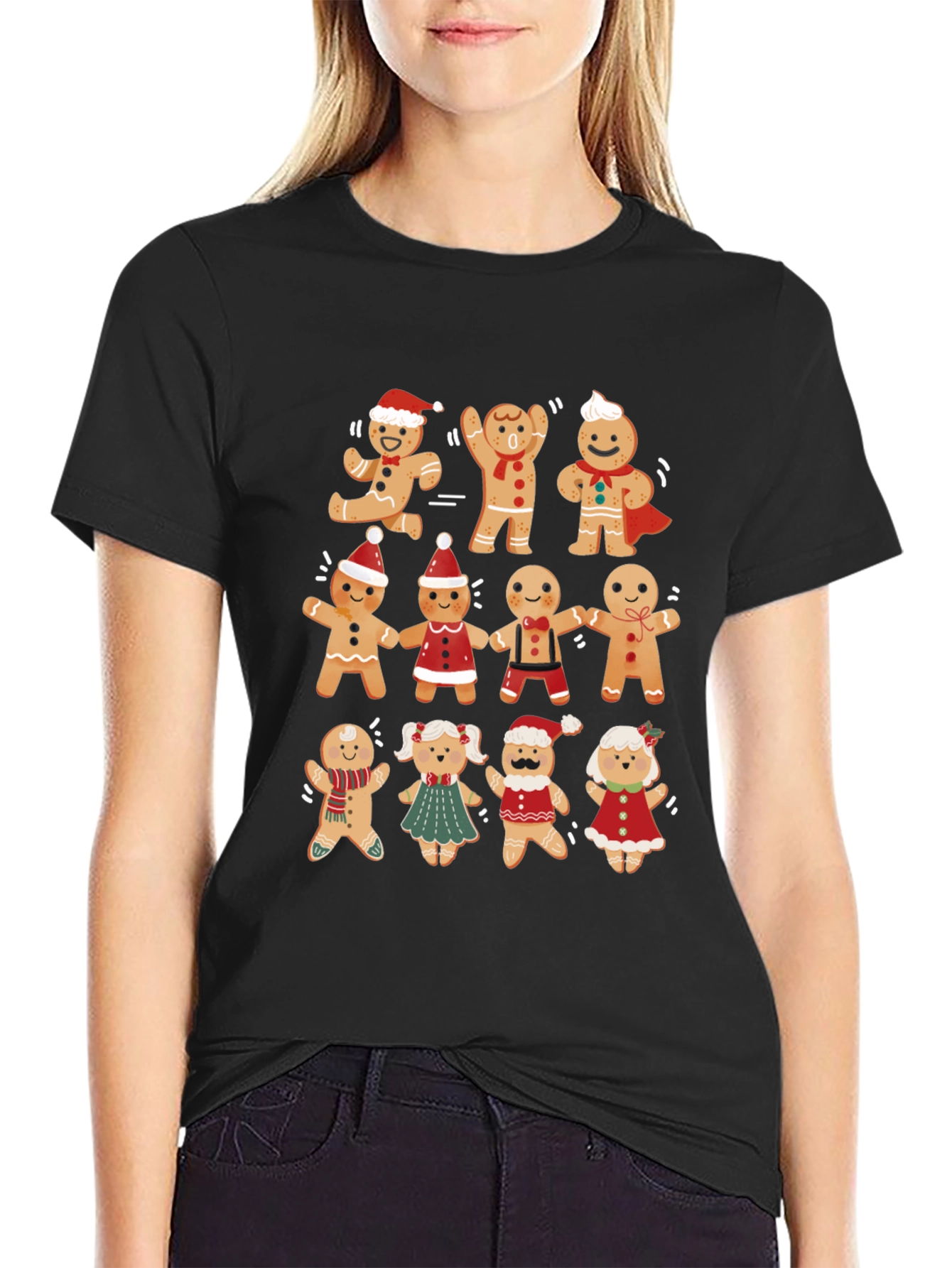 Gingerbread Christmas Graphic Tee