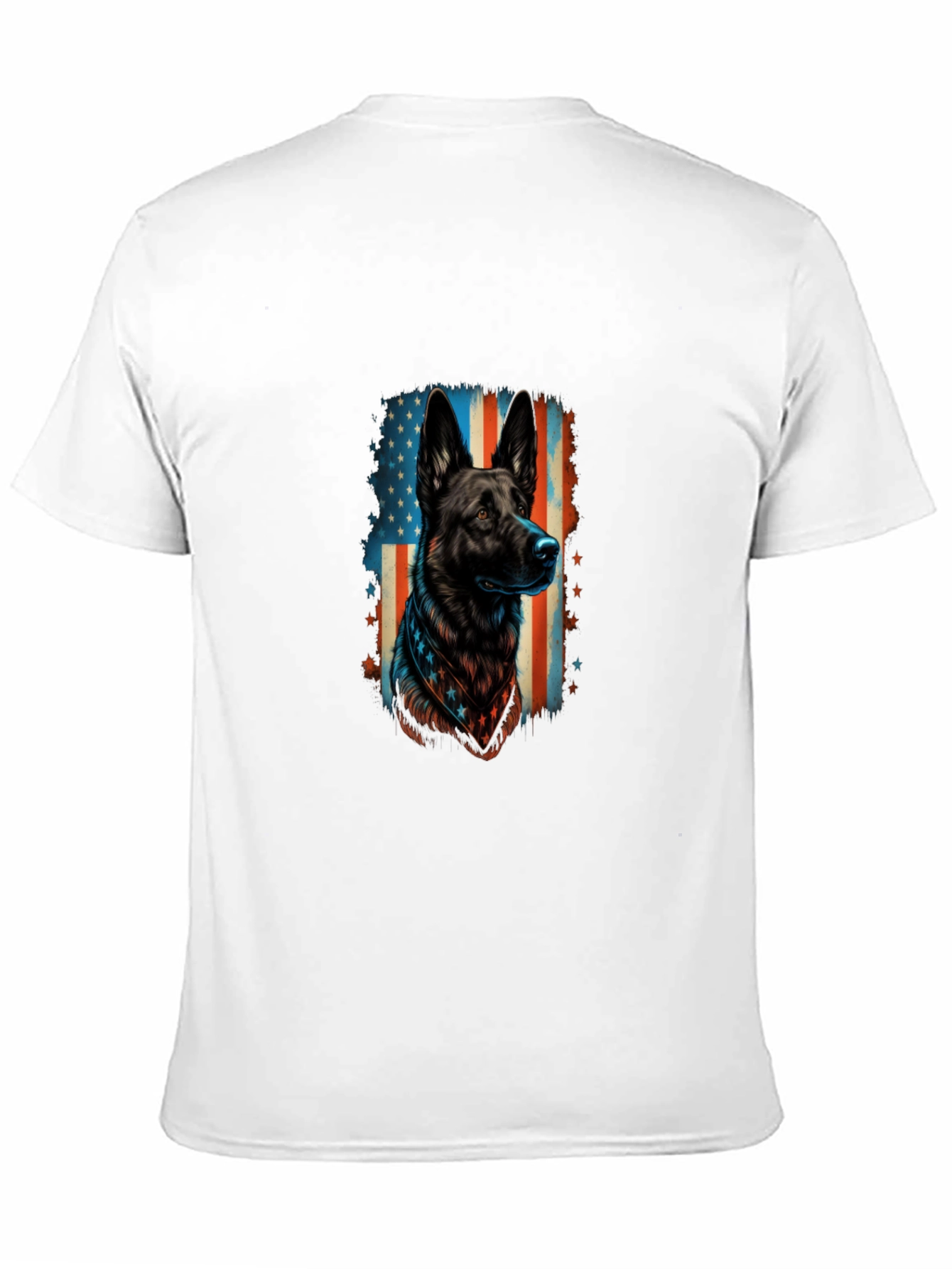 Patriotic German Shepherd Graphic Tee