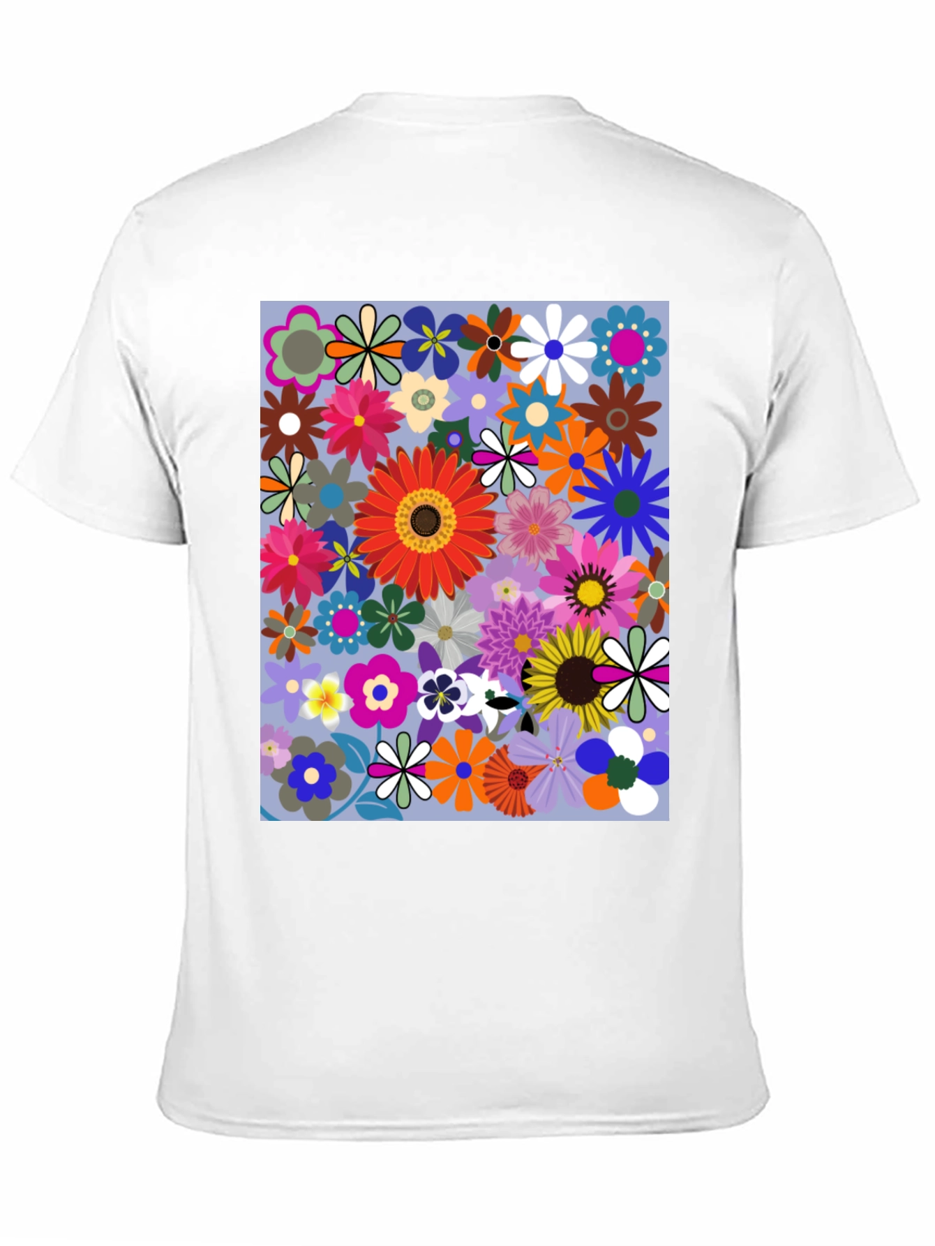Floral Print Graphic T-Shirt