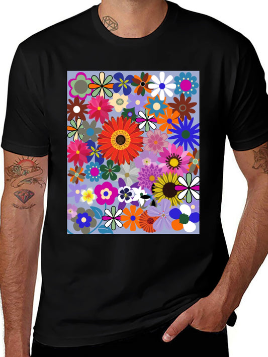 Floral Print Graphic T-Shirt