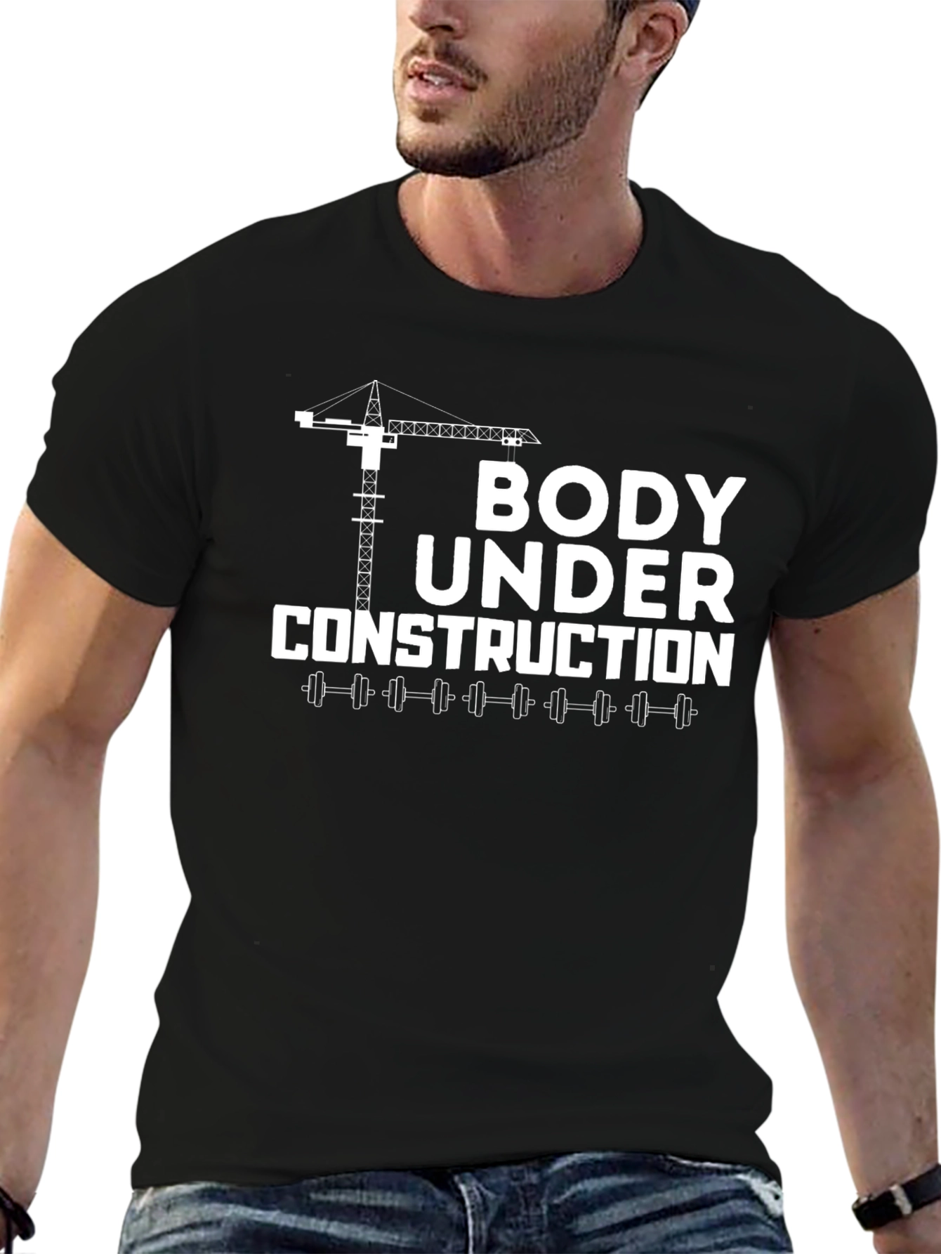 Body Under Construction Graphic Tee - Fitness Apparel
