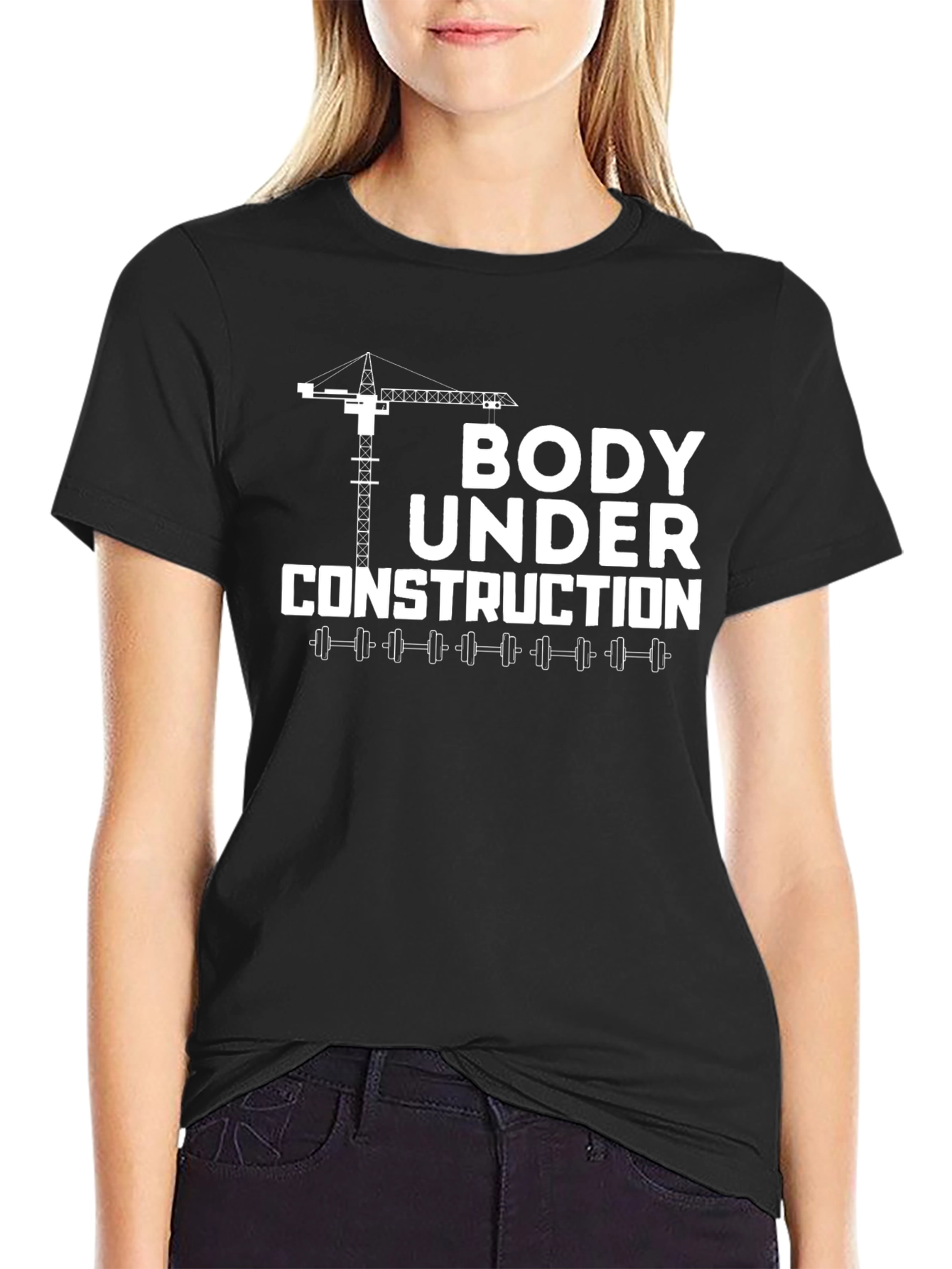 Body Under Construction Graphic Tee - Fitness Apparel