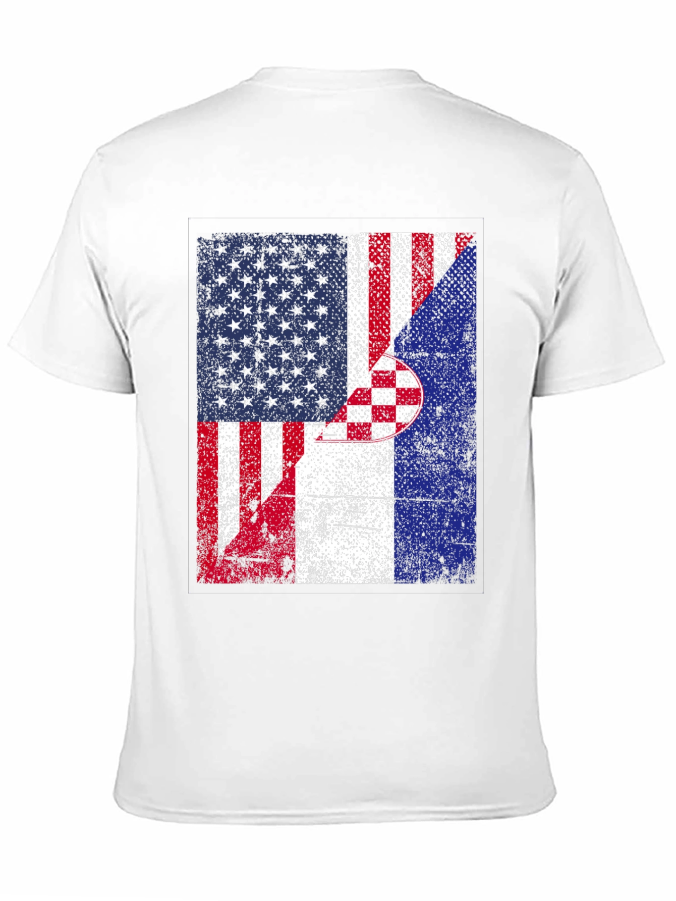 USA Croatia Flags T-Shirt