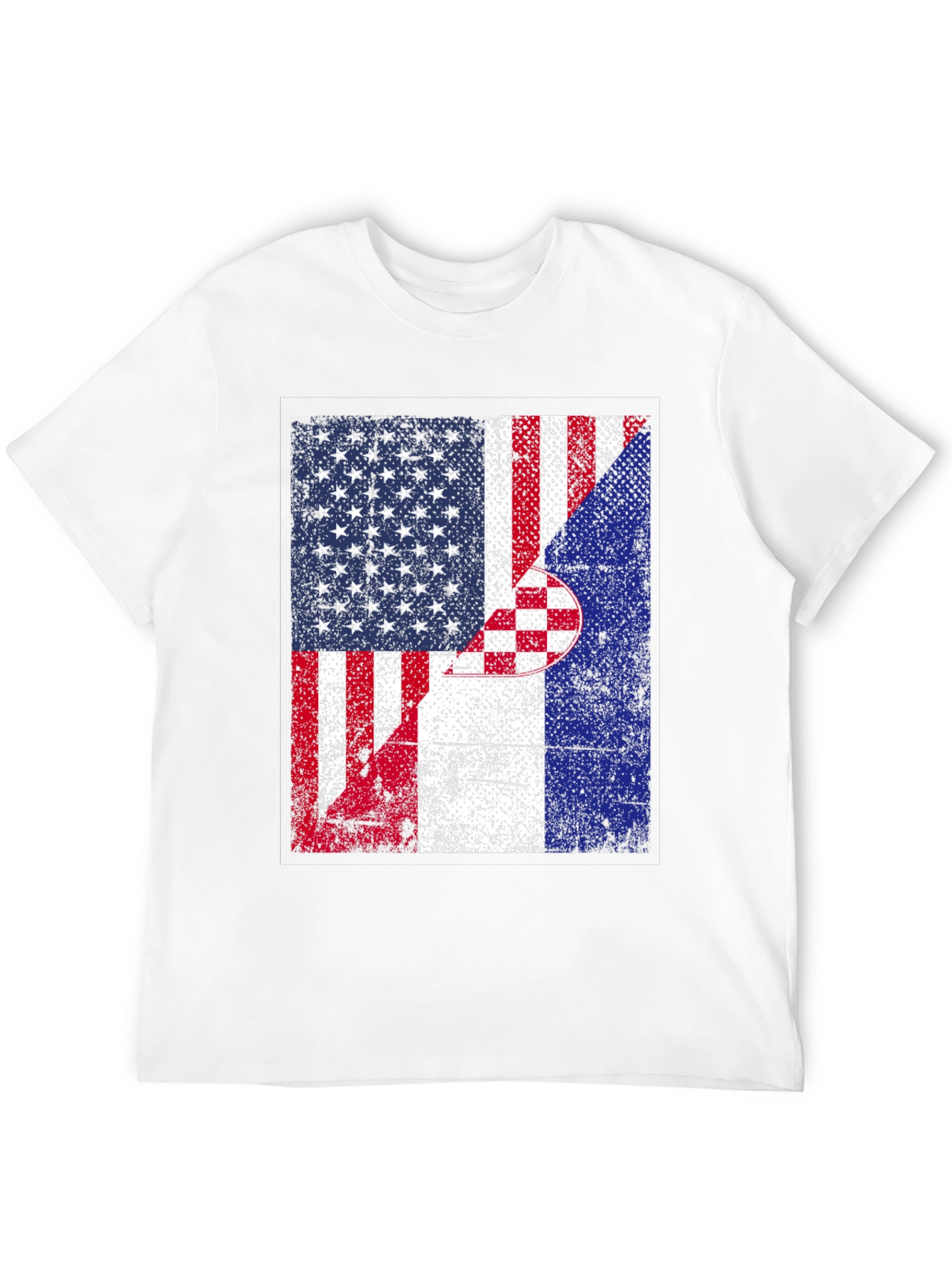 USA Croatia Flags T-Shirt