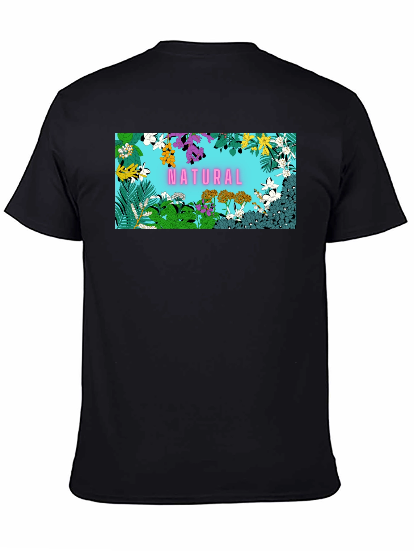 Nature Frame Graphic Tee - Trendy Casual Wear