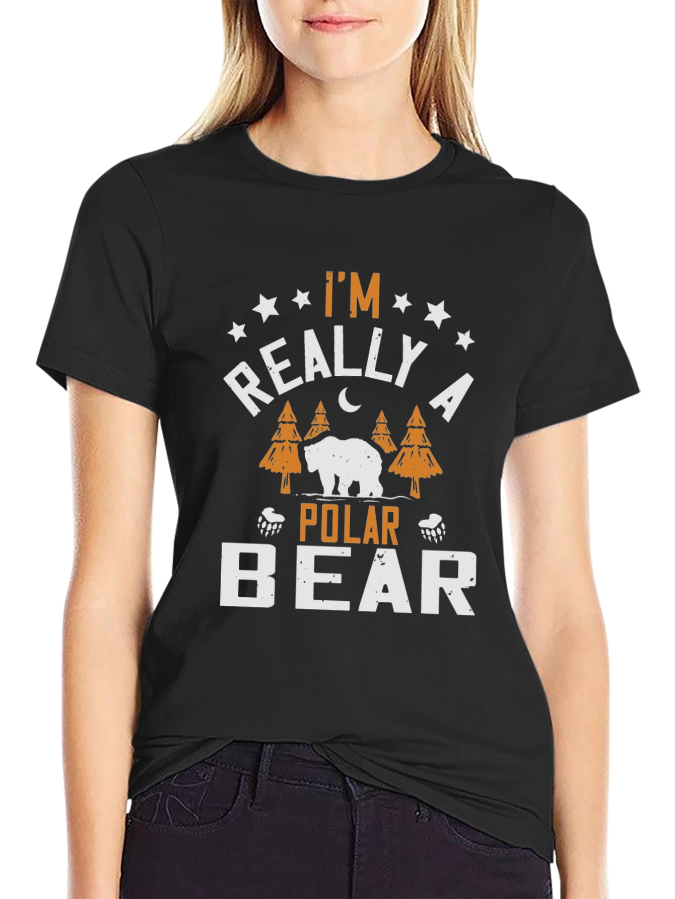 Im Really A Polar Bear Graphic Tee