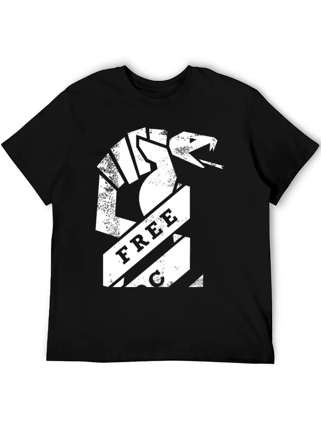 Free Cobra T-Shirt - Black Cotton Tee
