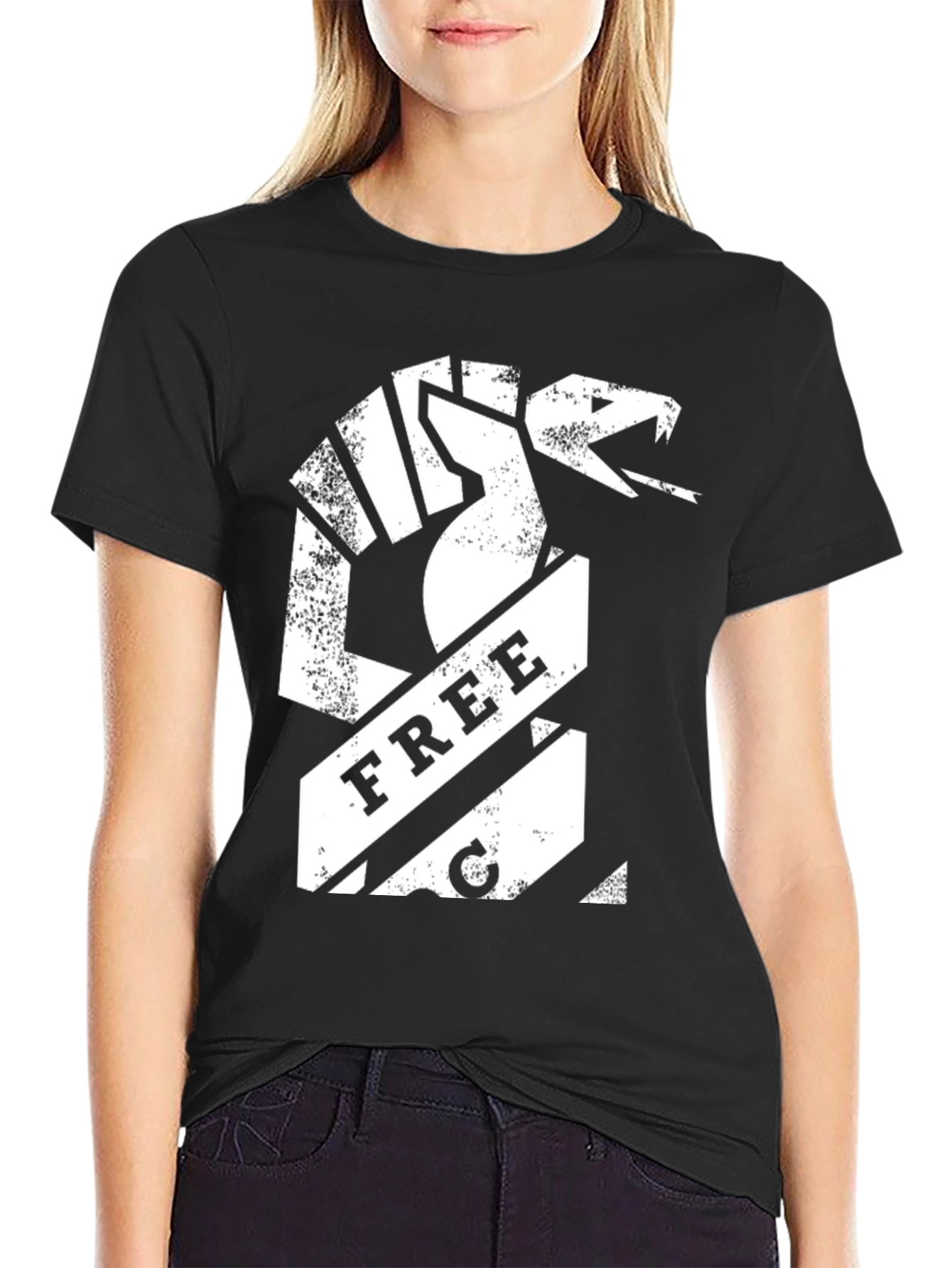 Free Cobra T-Shirt - Black Cotton Tee