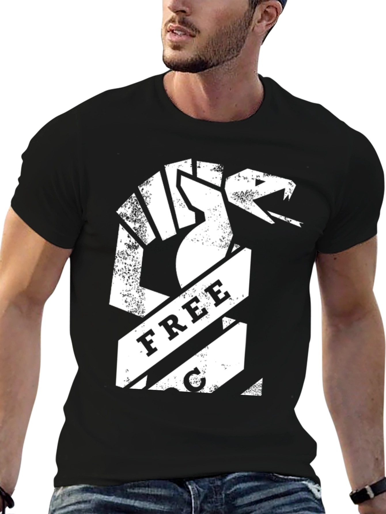 Free Cobra T-Shirt - Black Cotton Tee
