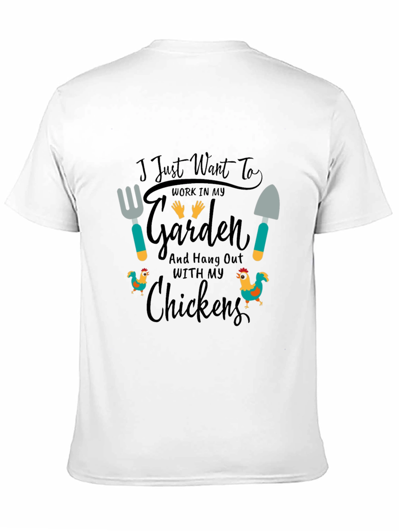 Garden & Chickens Graphic Tee
