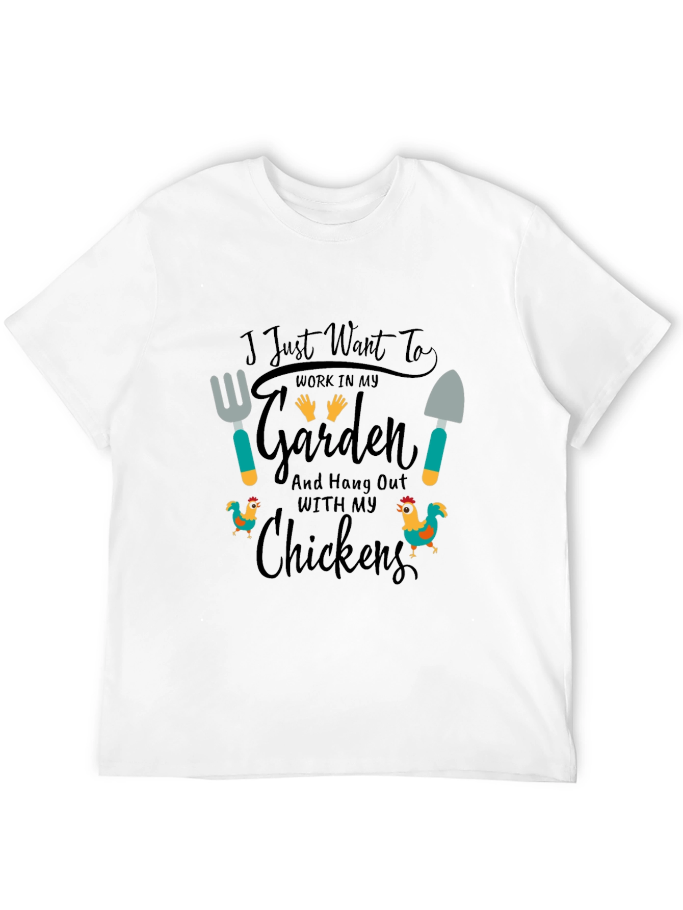 Garden & Chickens Graphic Tee