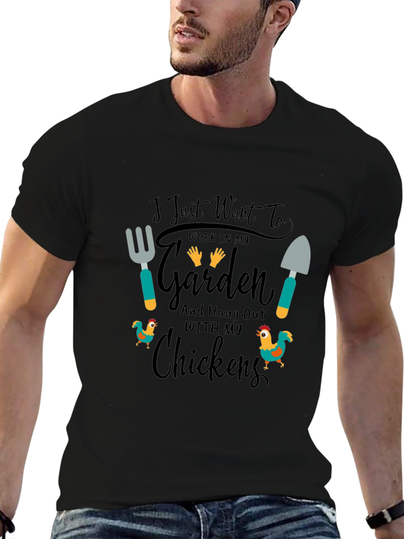 Garden & Chickens Graphic Tee