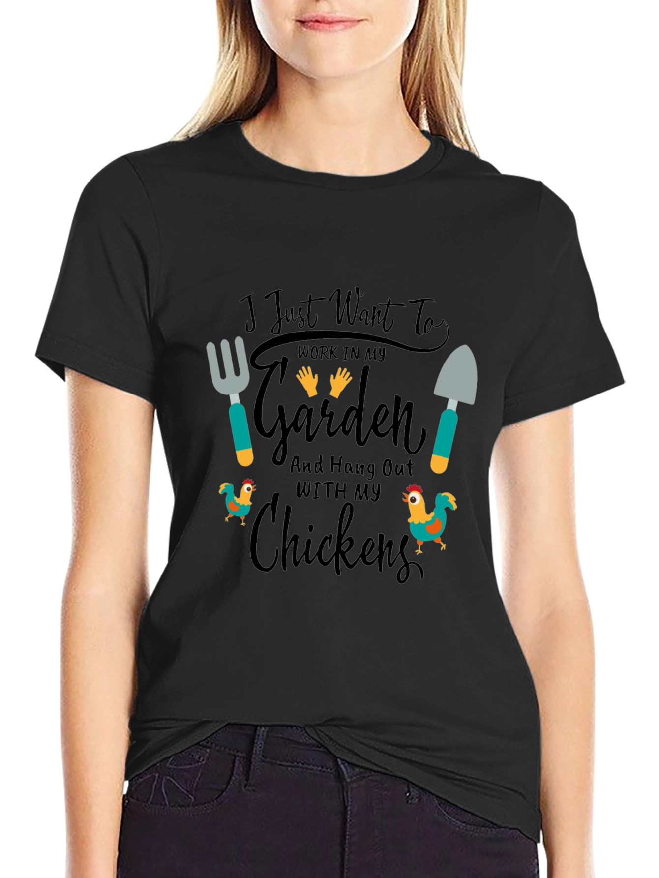 Garden & Chickens Graphic Tee