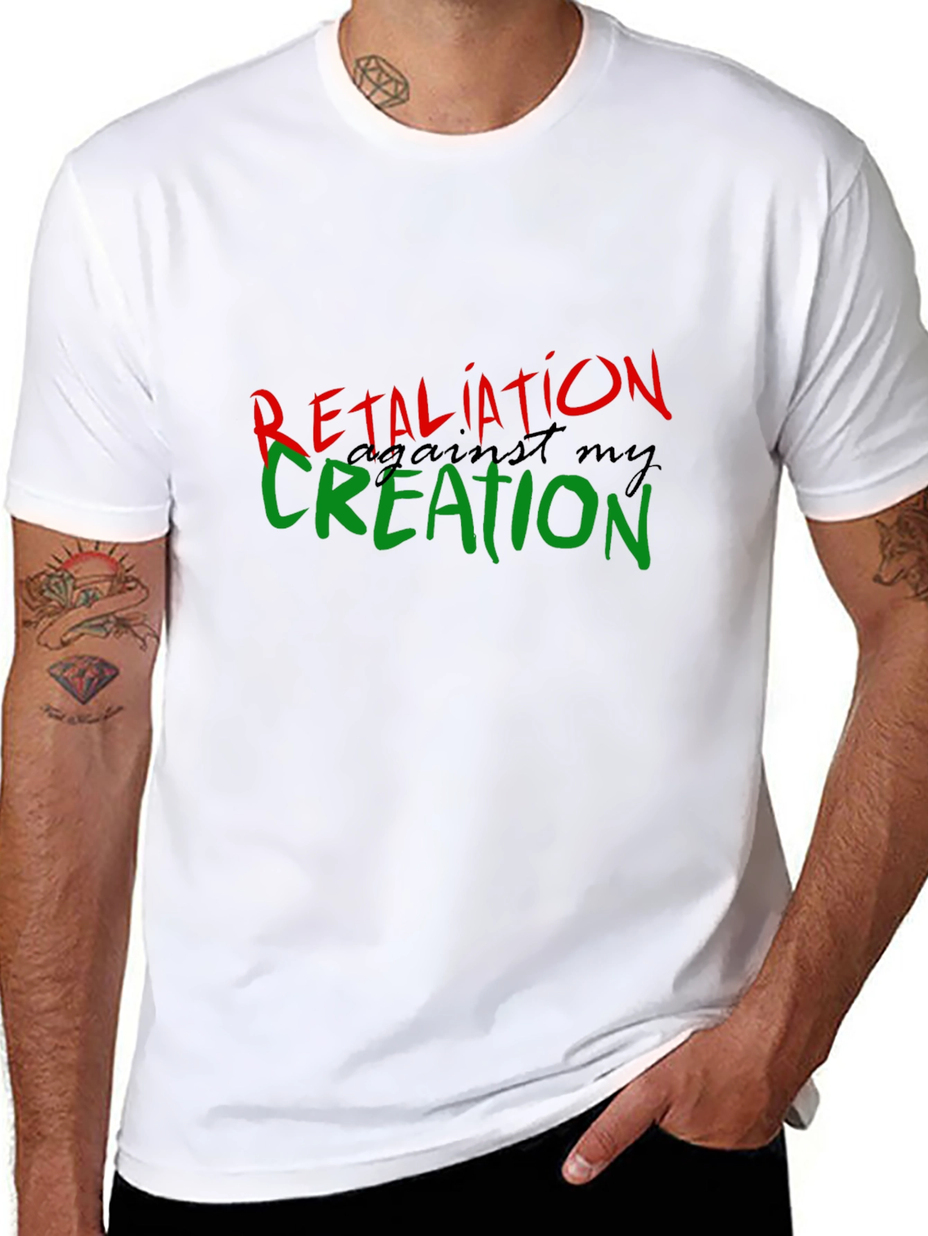 Retaliation Against My Creation Black T-Shirt