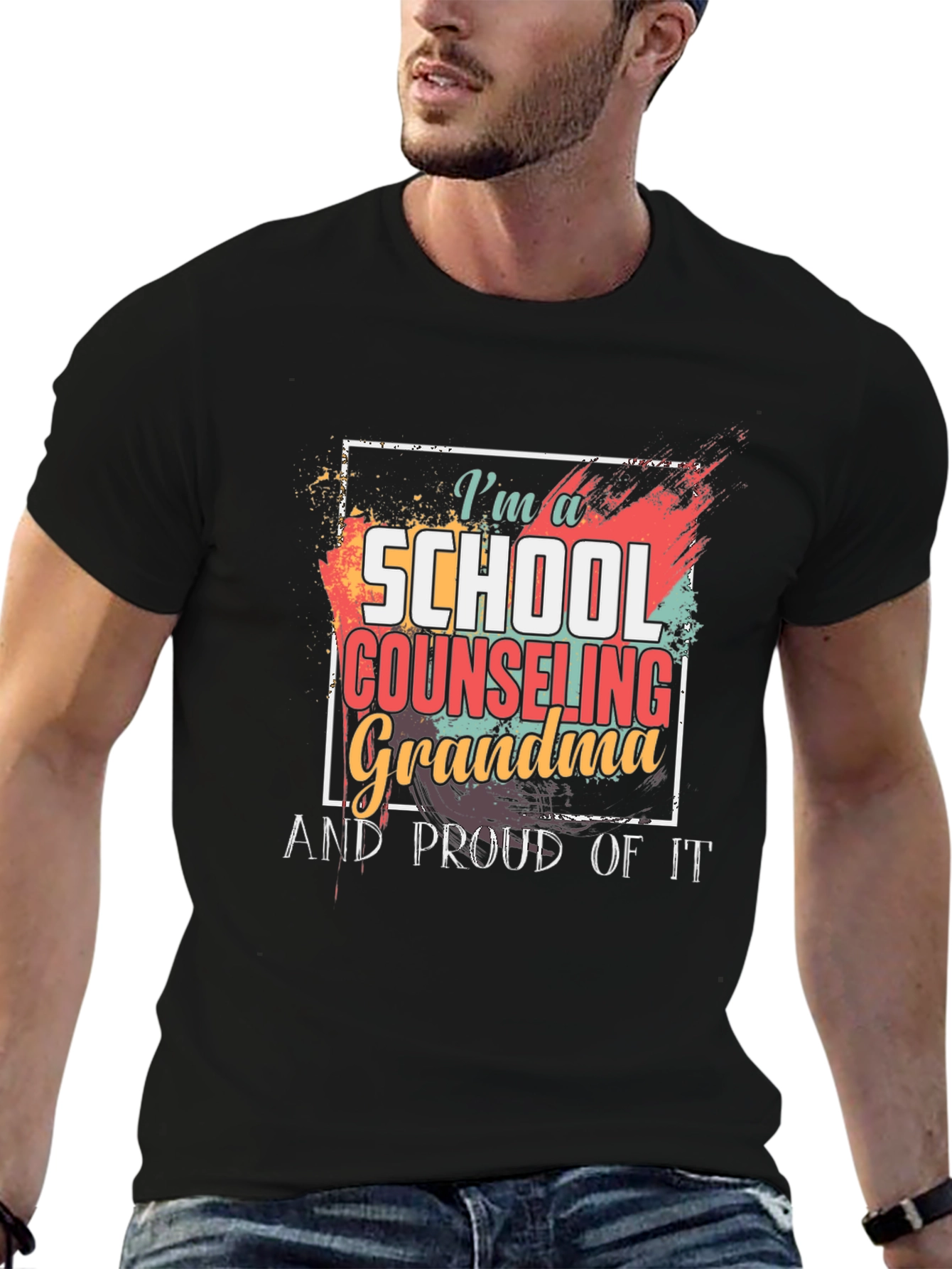 School Counseling Grandma Graphic Tee