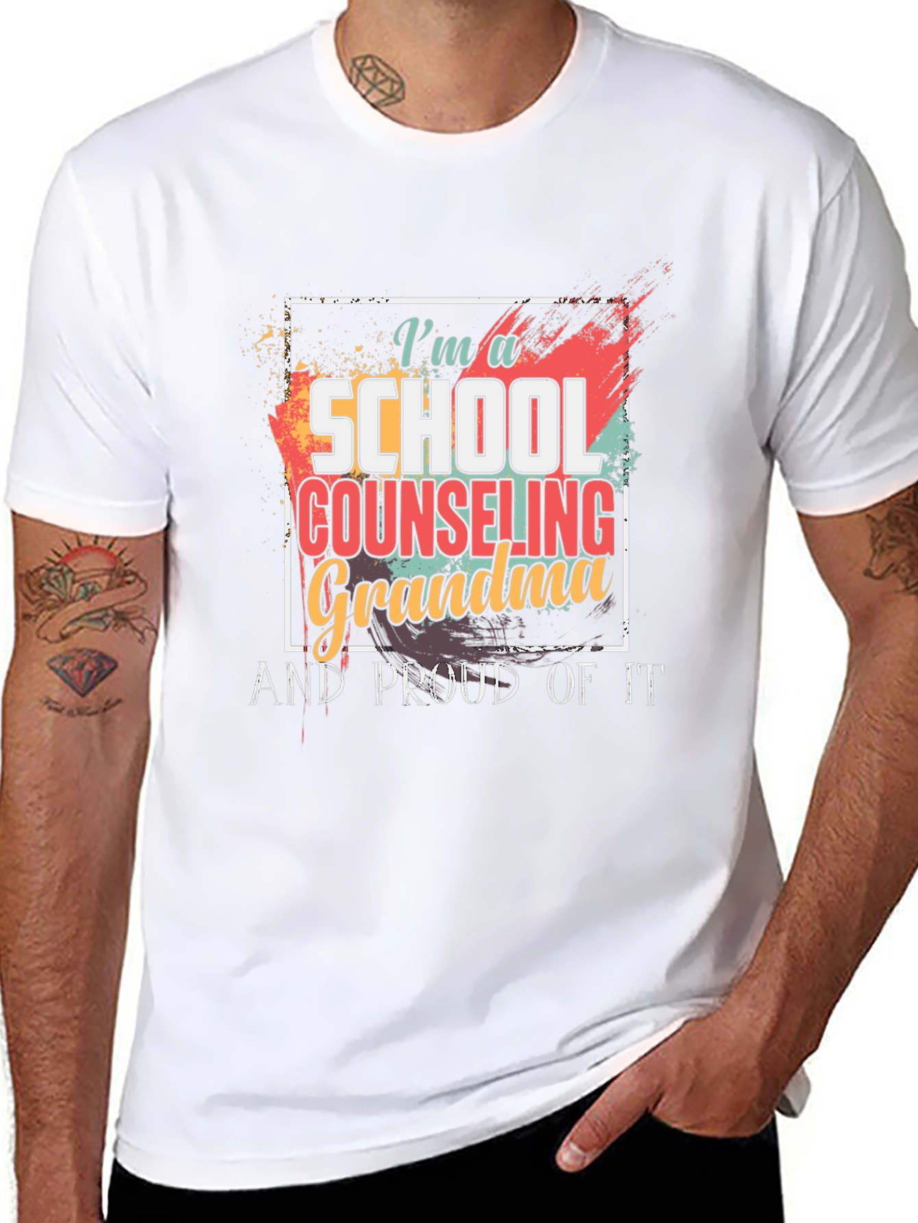 School Counseling Grandma Graphic Tee