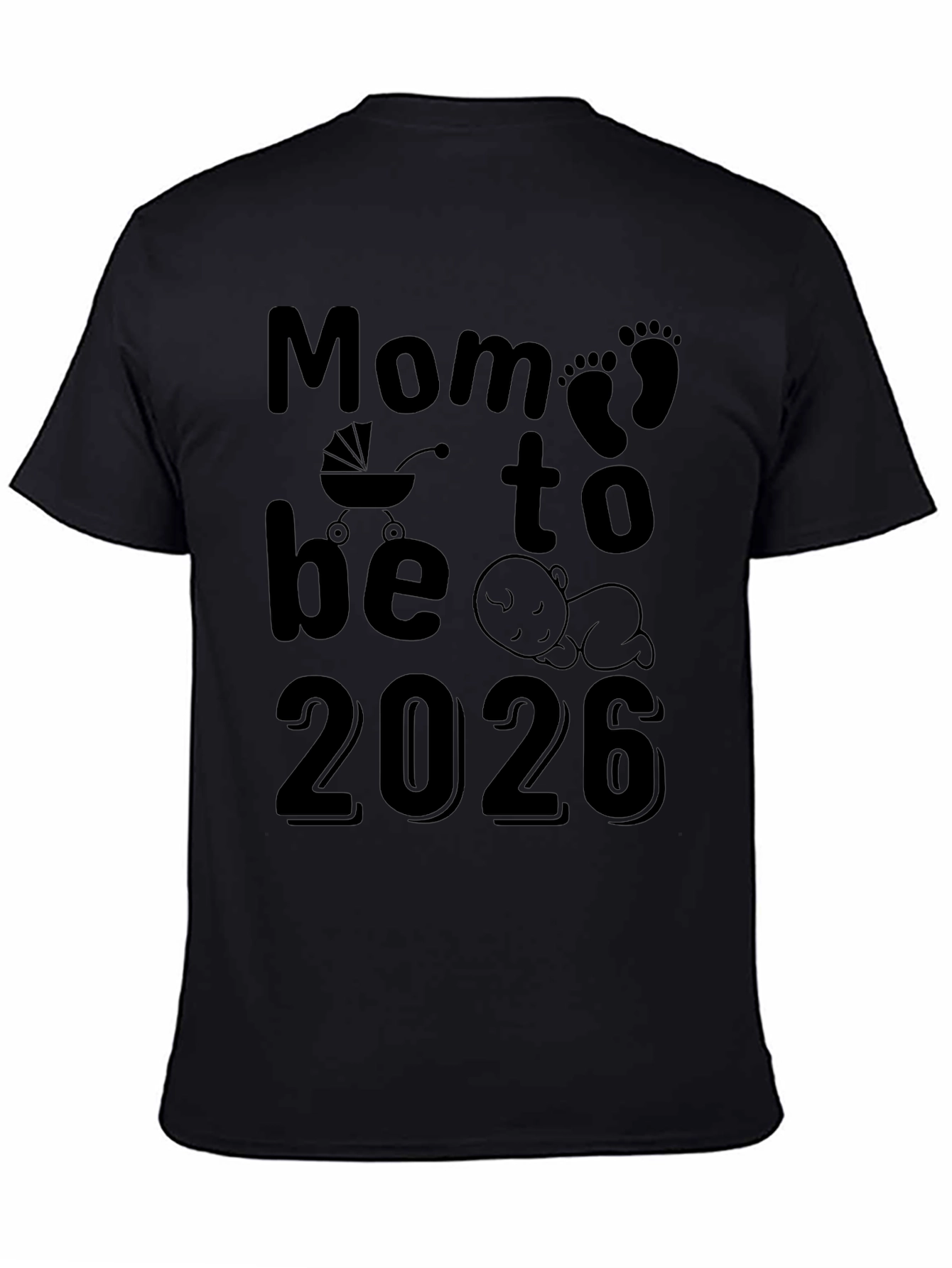 Mom to Be 2026 T-Shirt - Baby Announcement Tee