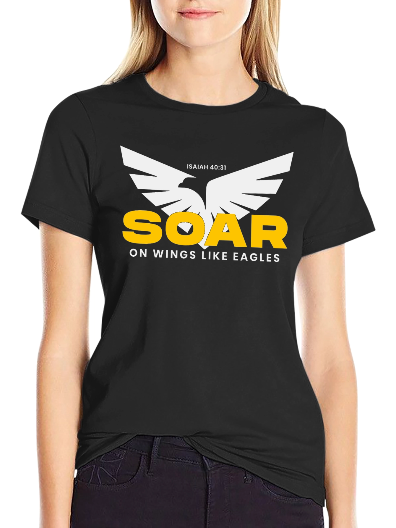 Soar On Wings Like Eagles T-Shirt - Isaiah 40:31