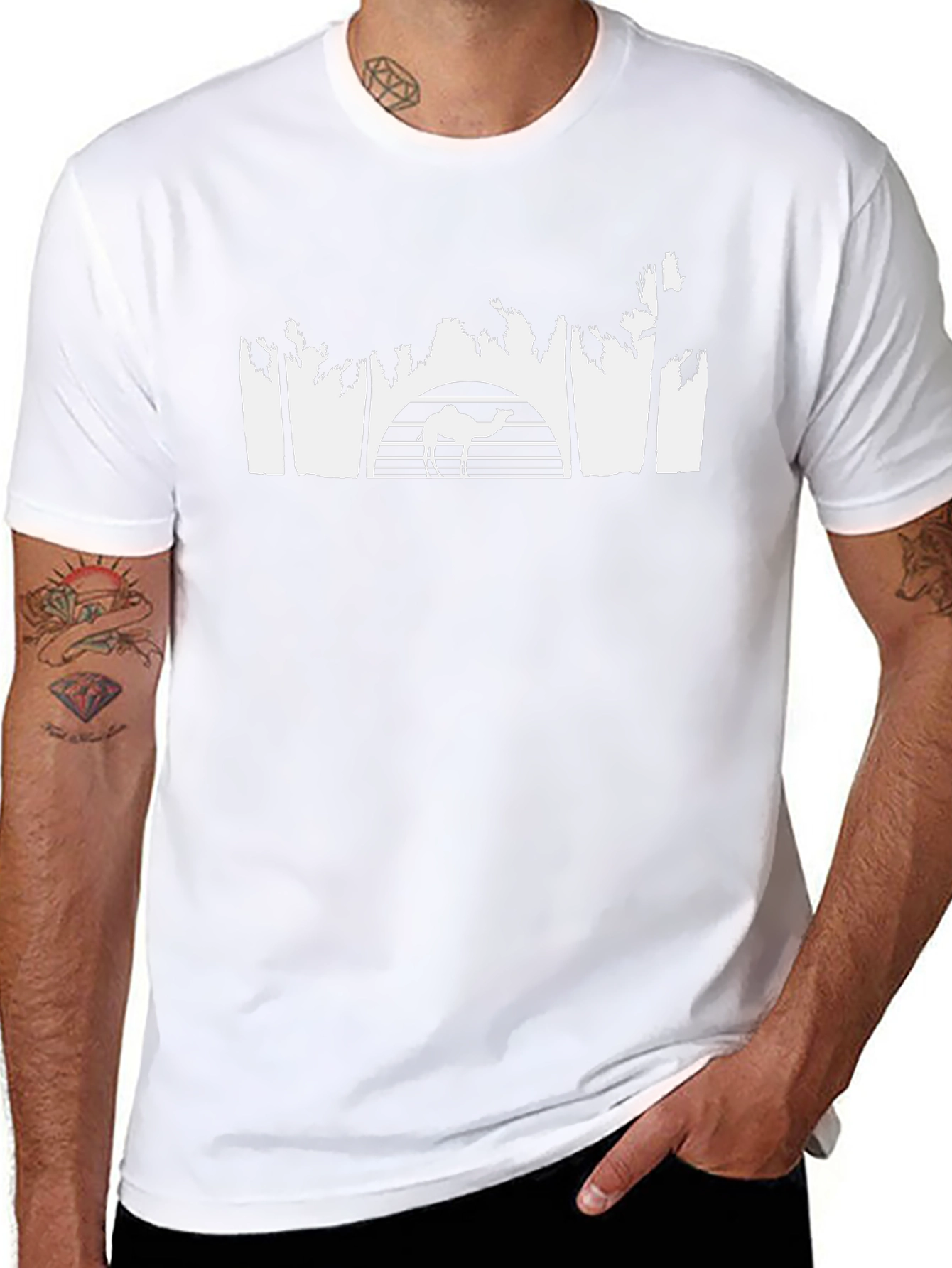 Camel Desert Graphic Tee