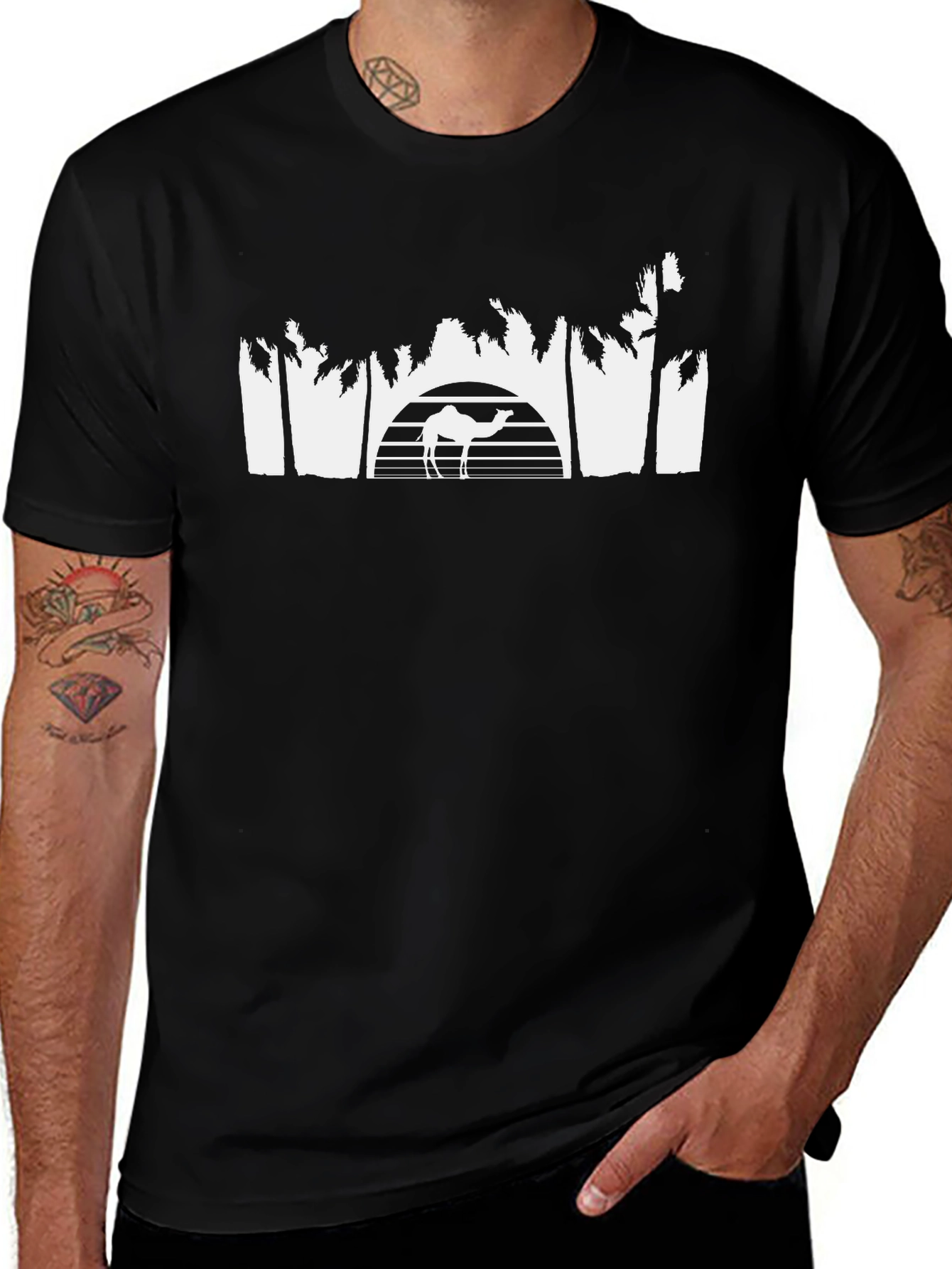 Camel Desert Graphic Tee