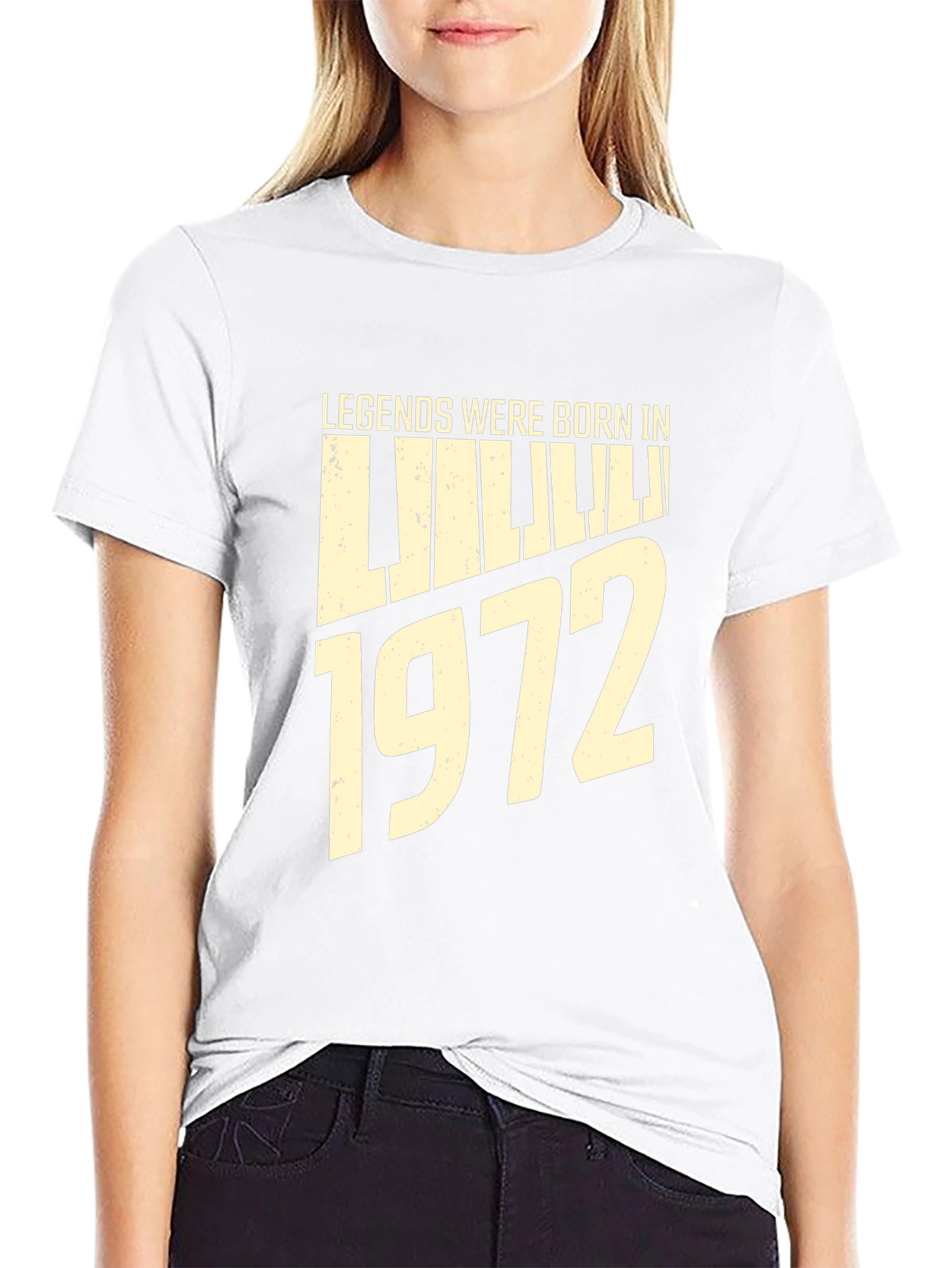 Legends Born In 1972 Piano Keyboard T-Shirt